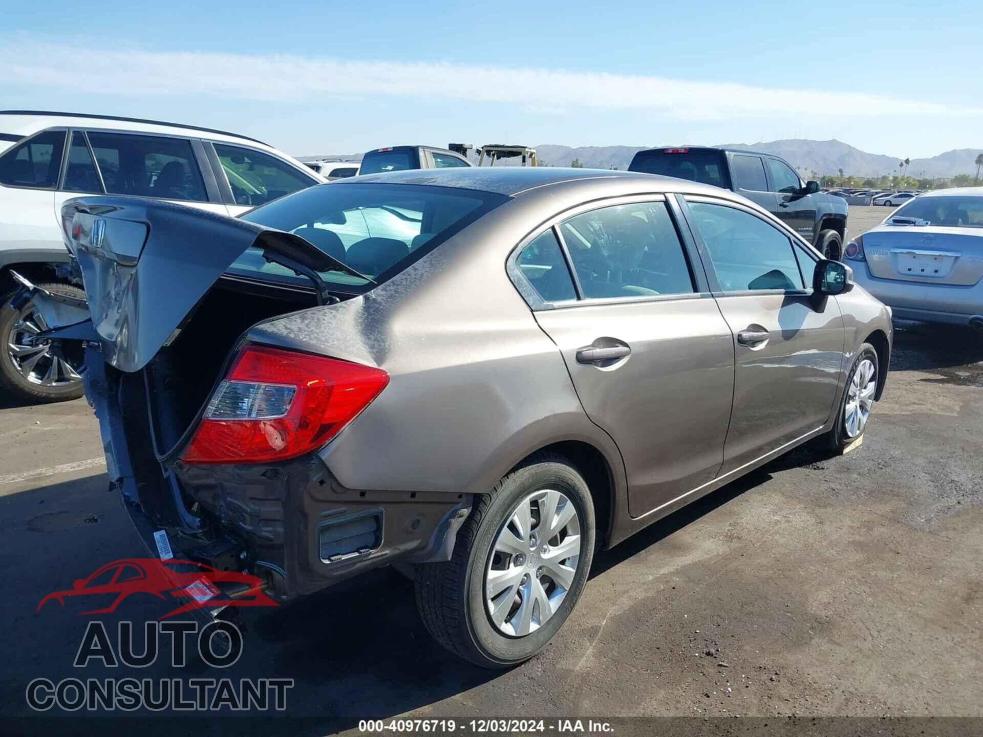 HONDA CIVIC 2012 - 2HGFB2F59CH569336