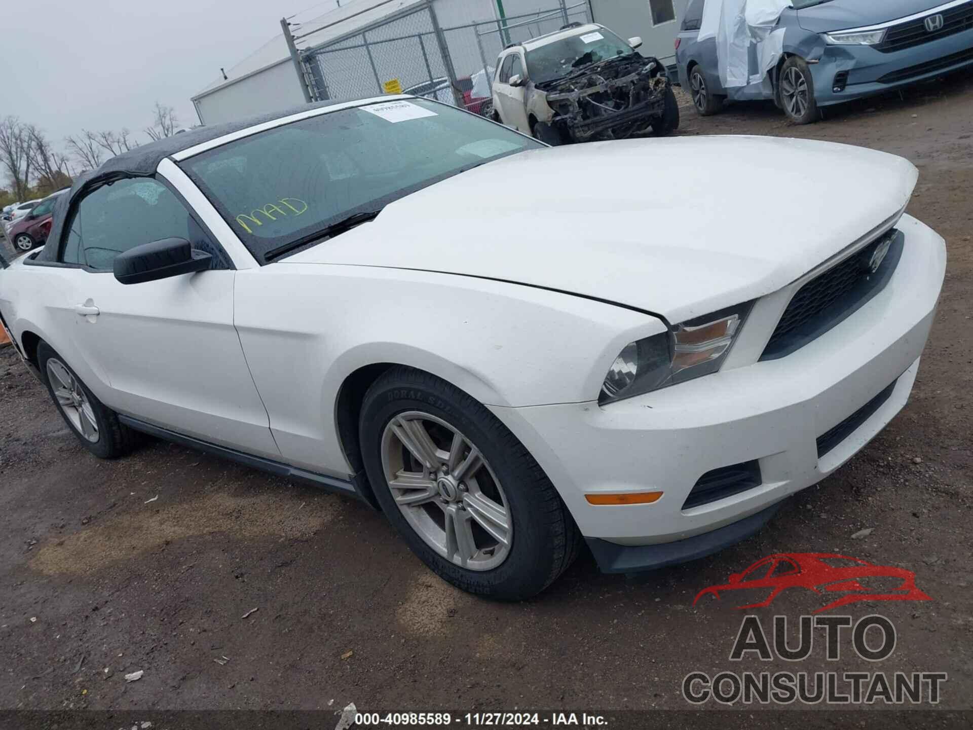 FORD MUSTANG 2012 - 1ZVBP8EM7C5276453