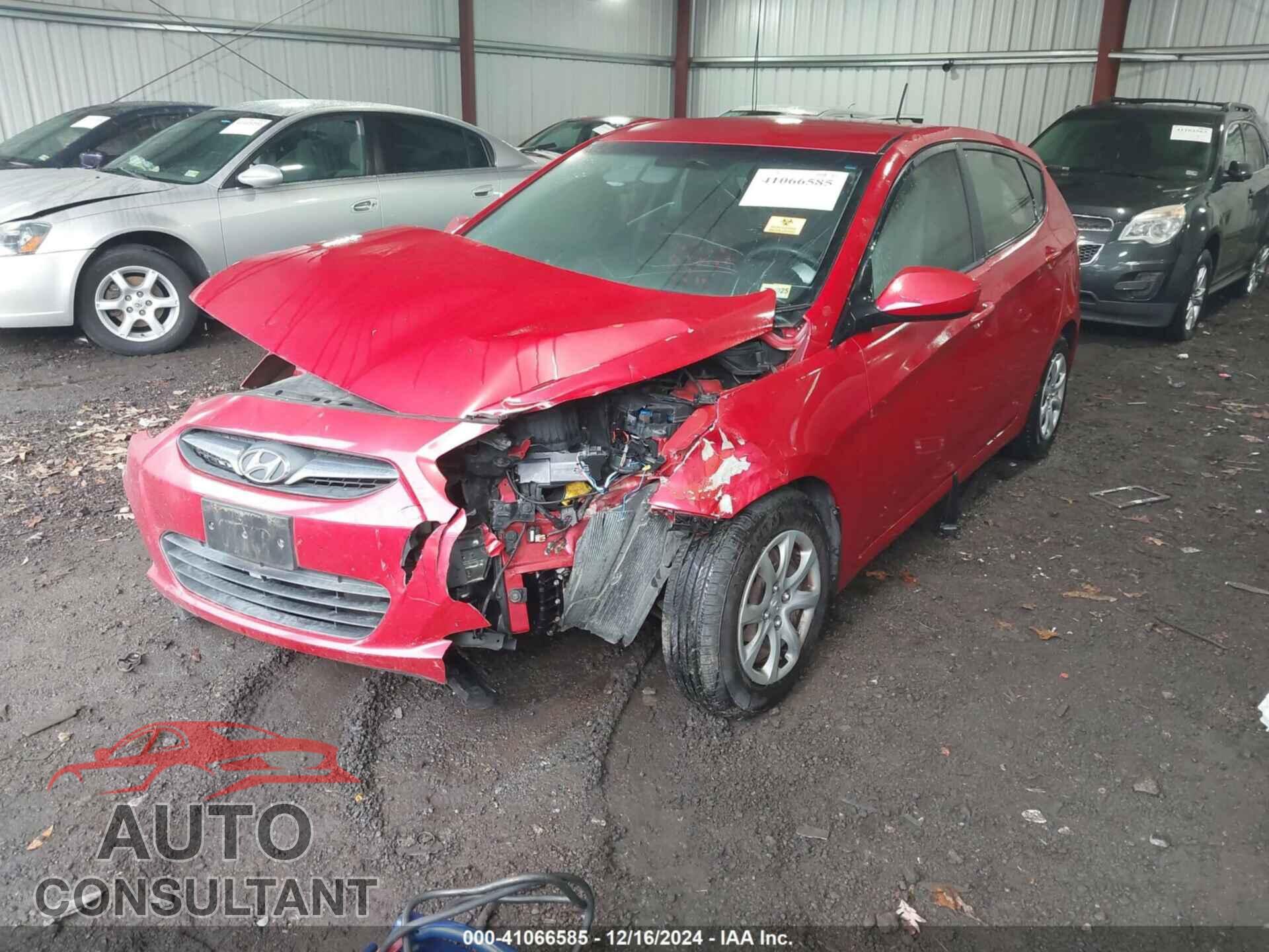 HYUNDAI ACCENT 2012 - KMHCT5AE0CU005347