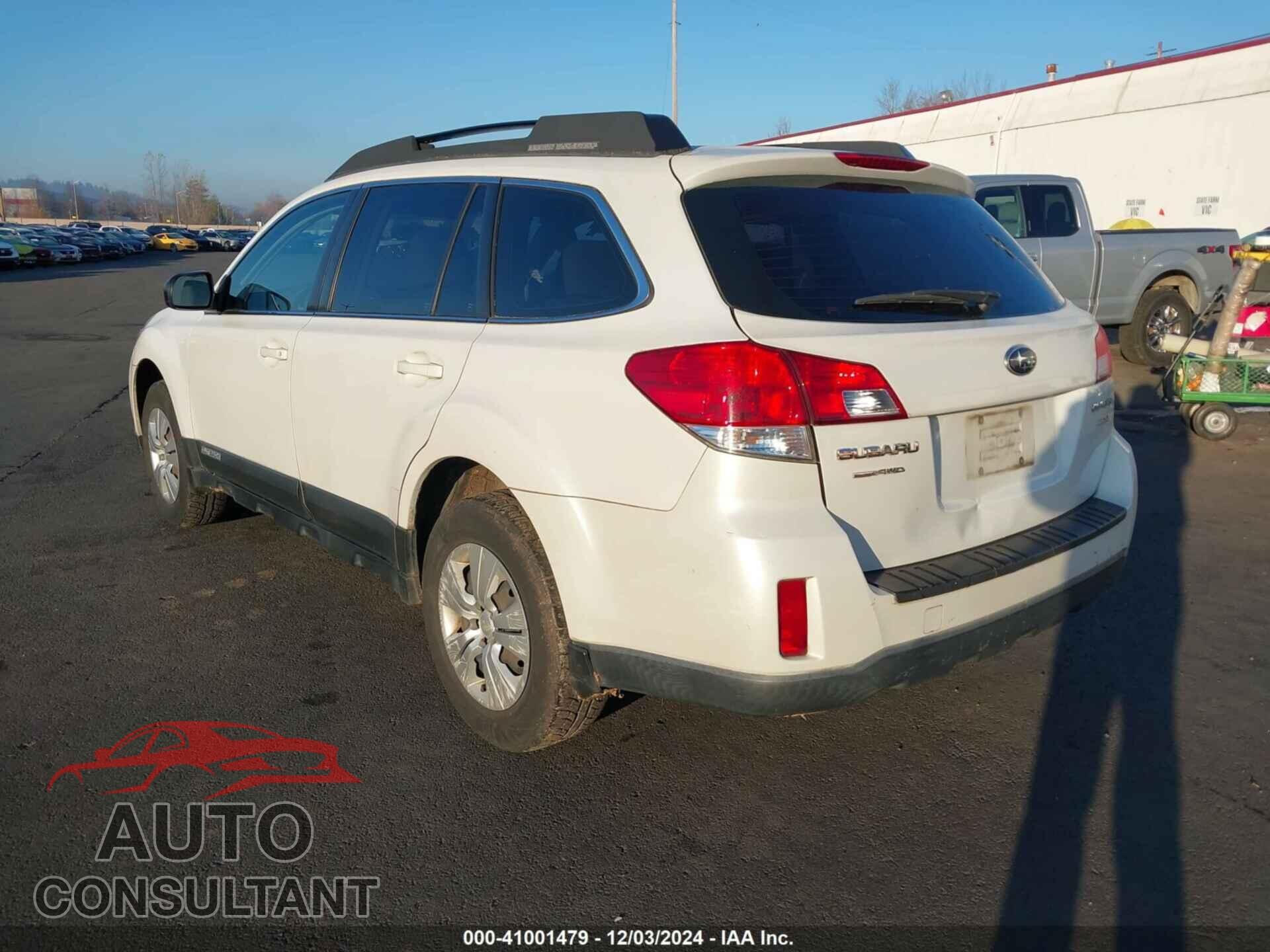 SUBARU OUTBACK 2012 - 4S4BRBAC5C1208310