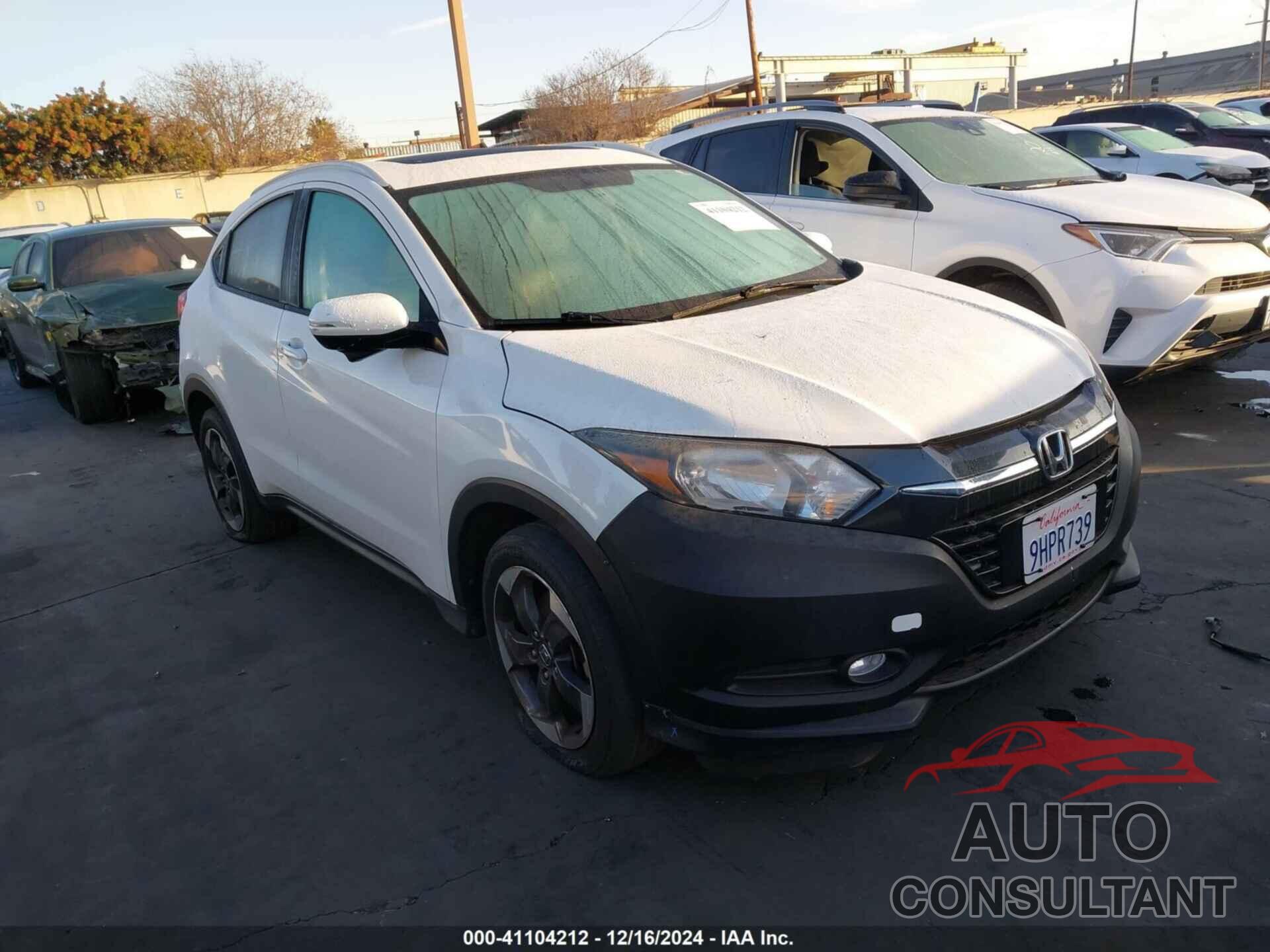 HONDA HR-V 2018 - 3CZRU5H78JM722626