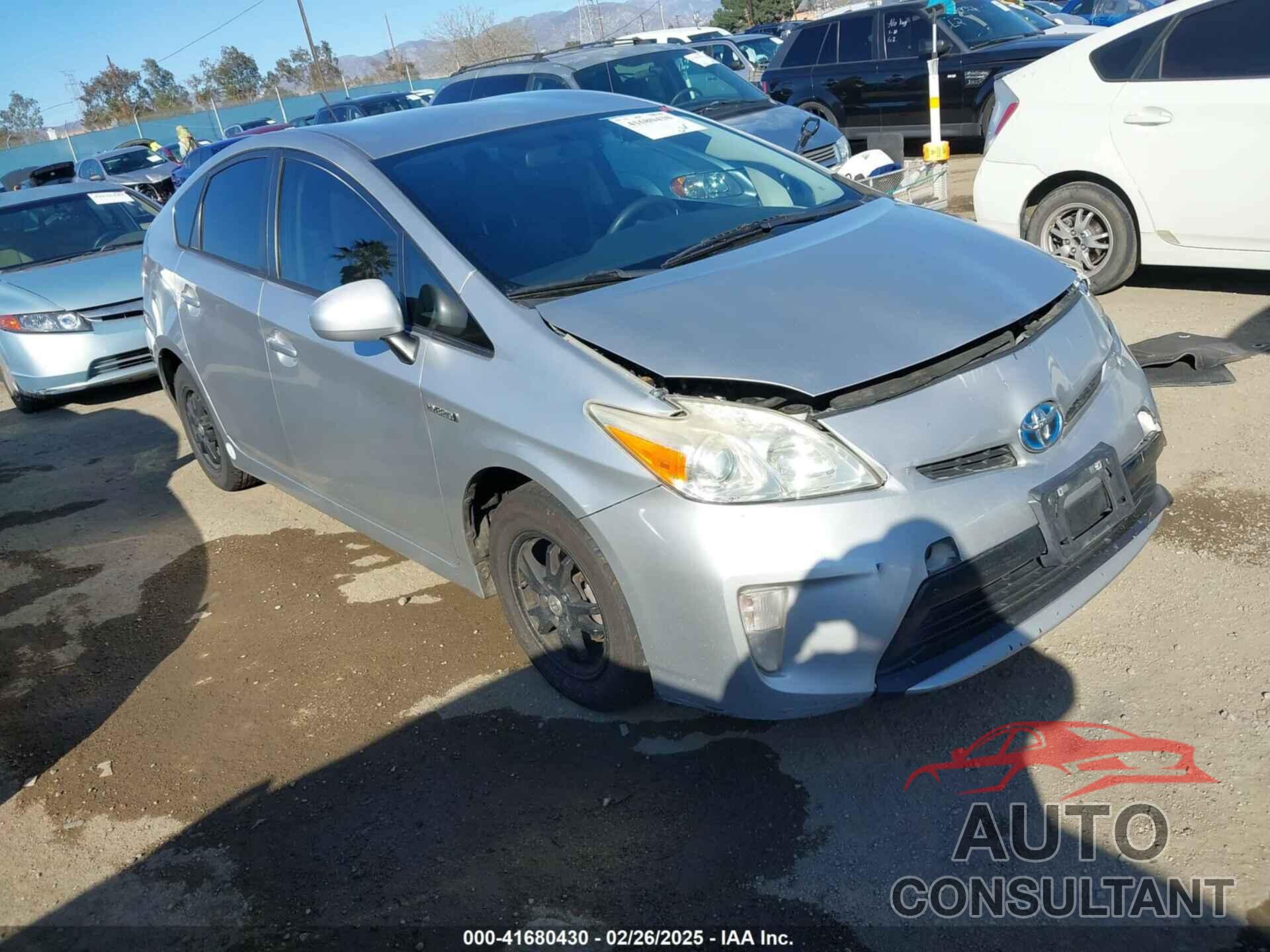TOYOTA PRIUS 2013 - JTDKN3DU7D0340860