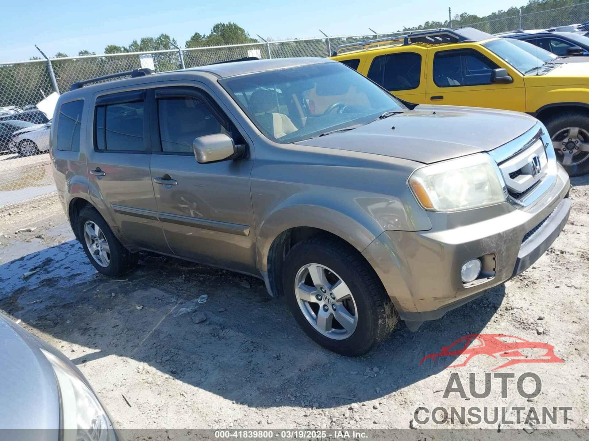 HONDA PILOT 2010 - 5FNYF3H44AB002542