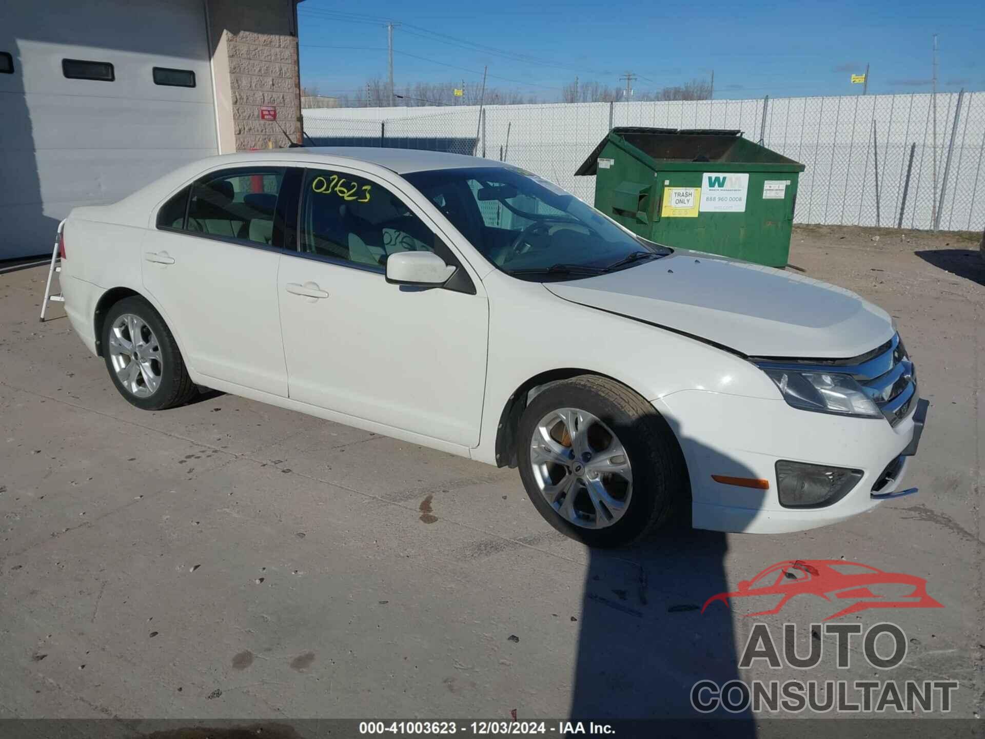 FORD FUSION 2012 - 3FAHP0HA0CR193868