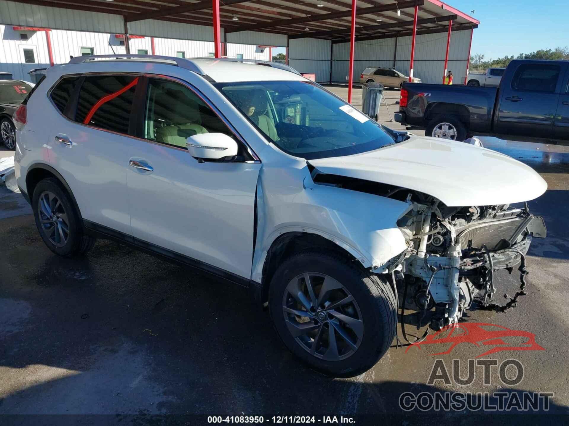 NISSAN ROGUE 2016 - 5N1AT2MT7GC768560