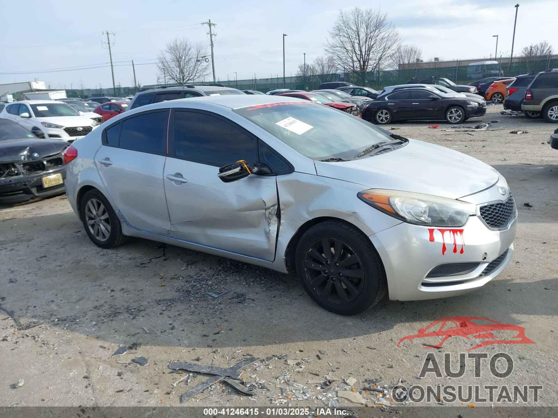 KIA FORTE 2014 - KNAFX4A69E5147053