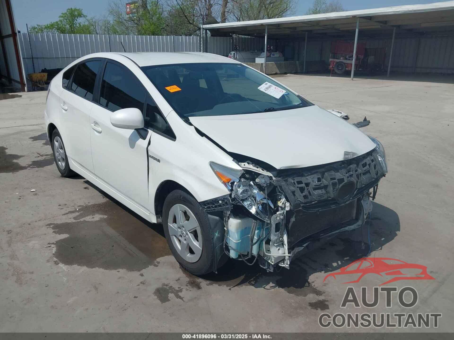 TOYOTA PRIUS 2011 - JTDKN3DUXB0322267