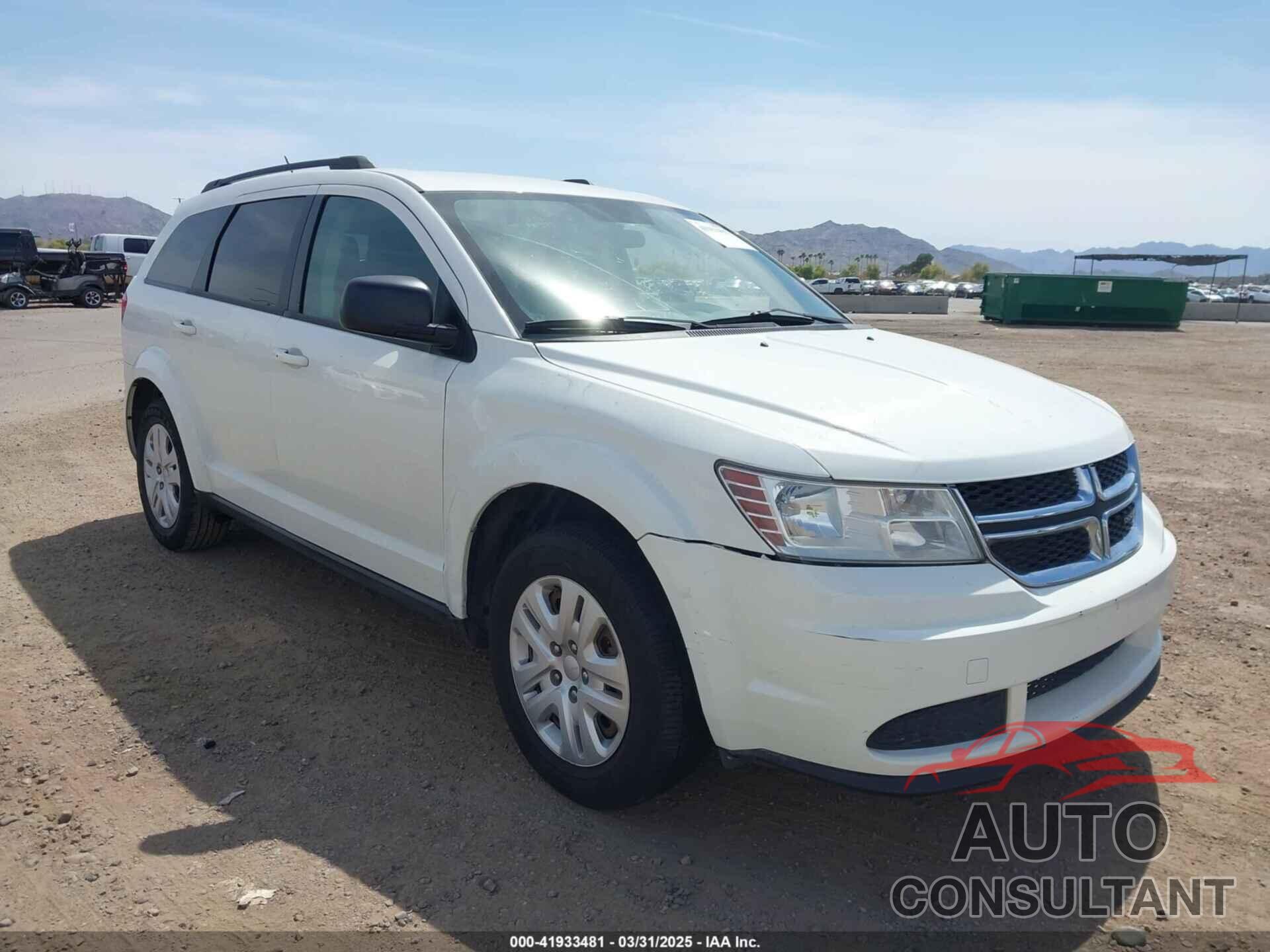 DODGE JOURNEY 2016 - 3C4PDCAB5GT219313