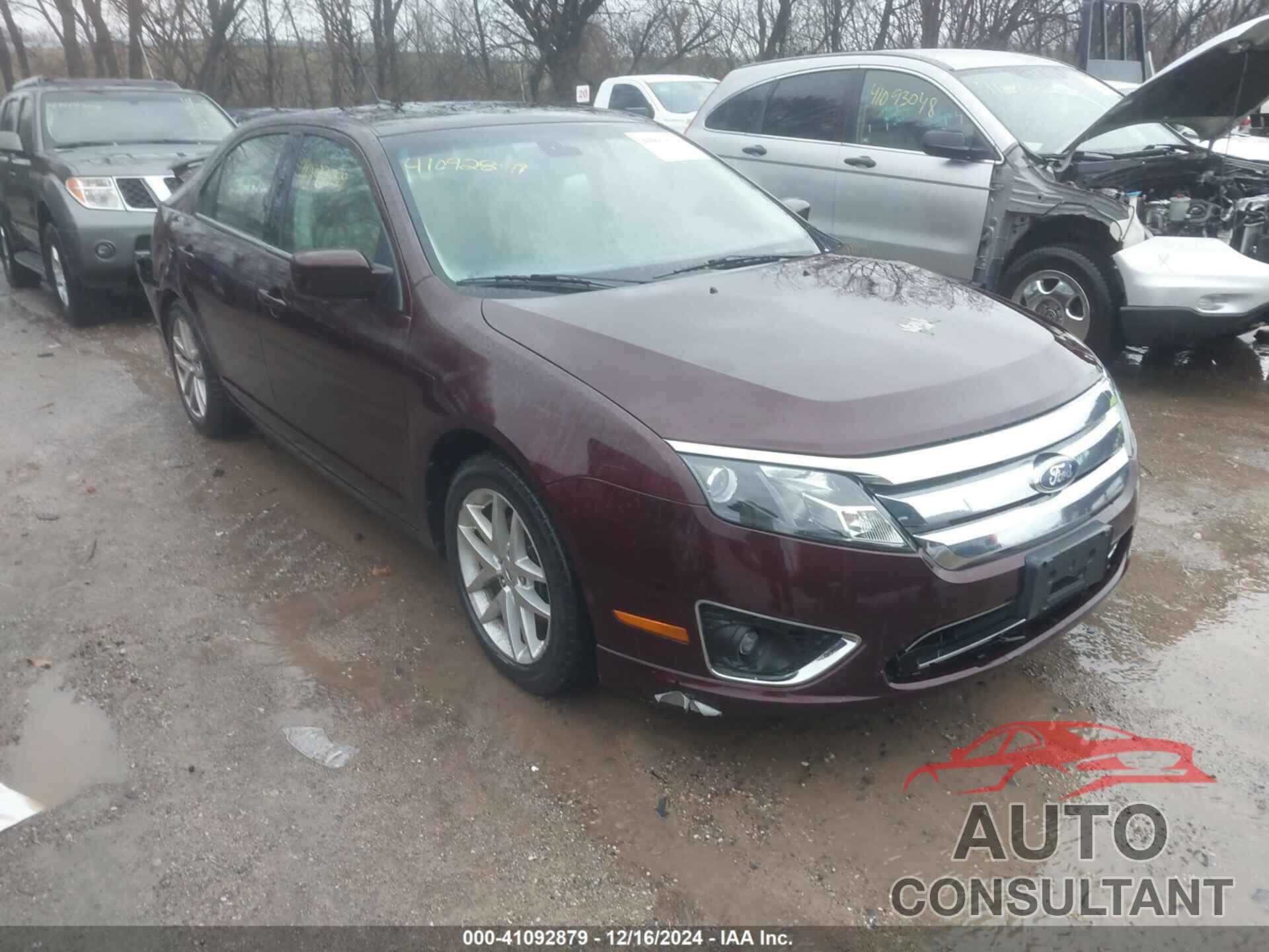 FORD FUSION 2012 - 3FAHP0JA6CR237785