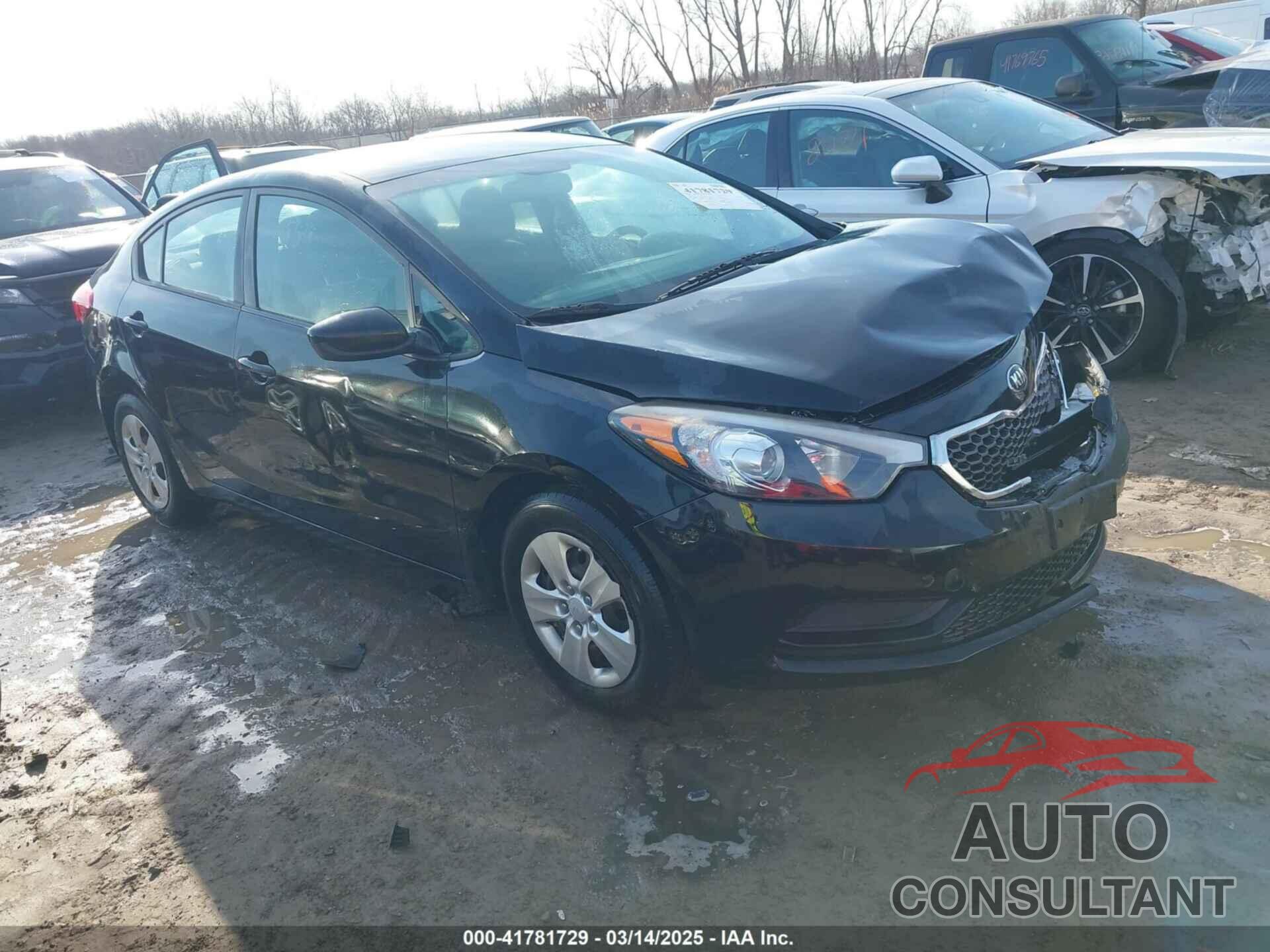KIA FORTE 2016 - KNAFK4A65G5518839