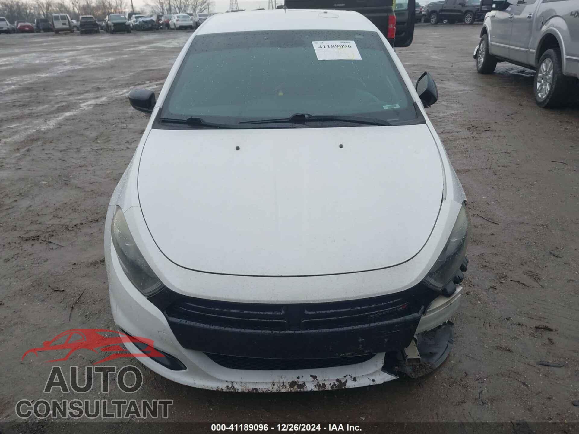 DODGE DART 2015 - 1C3CDFBB5FD345310