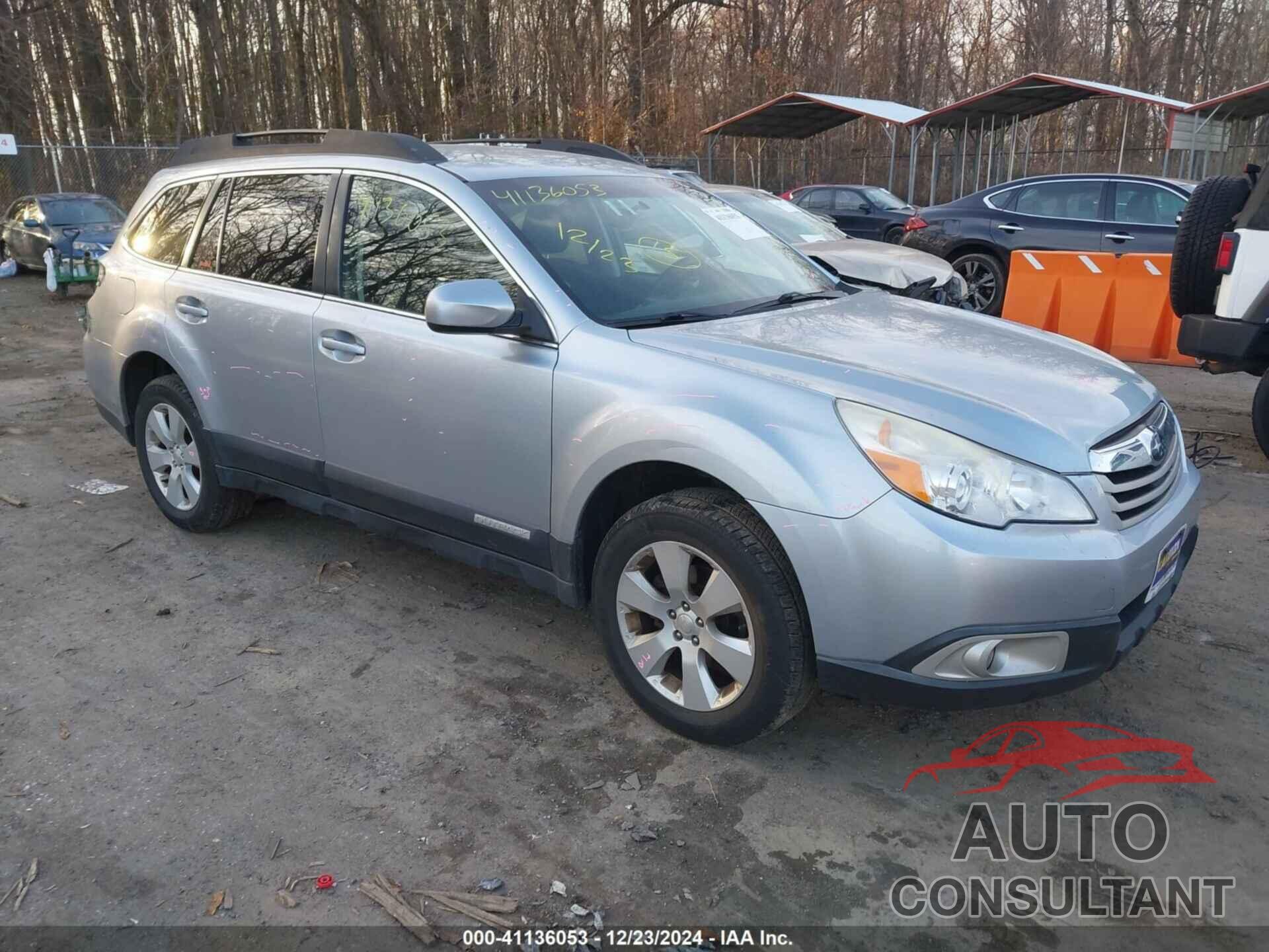 SUBARU OUTBACK 2012 - 4S4BRBCC5C1256337