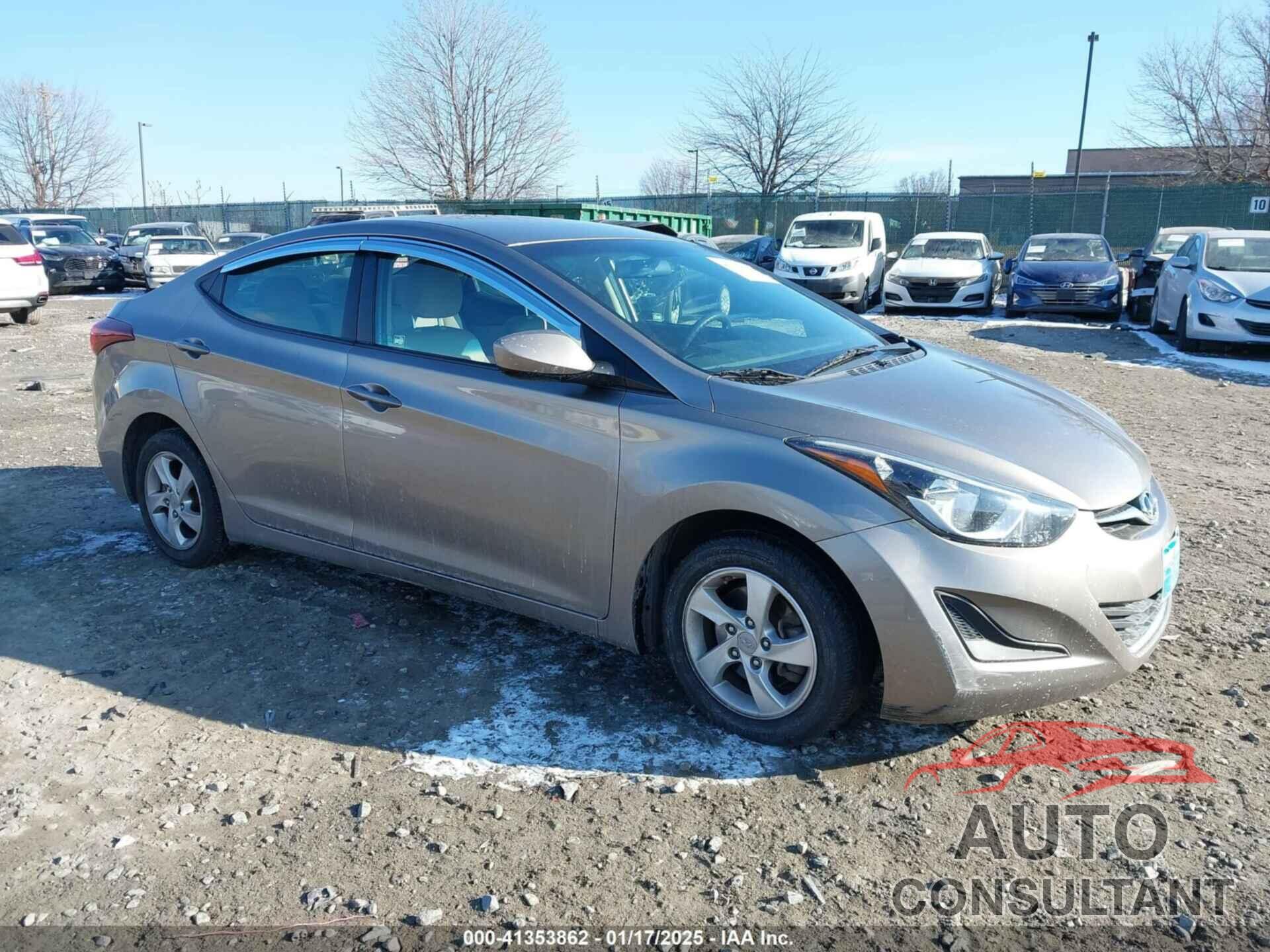 HYUNDAI ELANTRA 2014 - 5NPDH4AE9EH538346