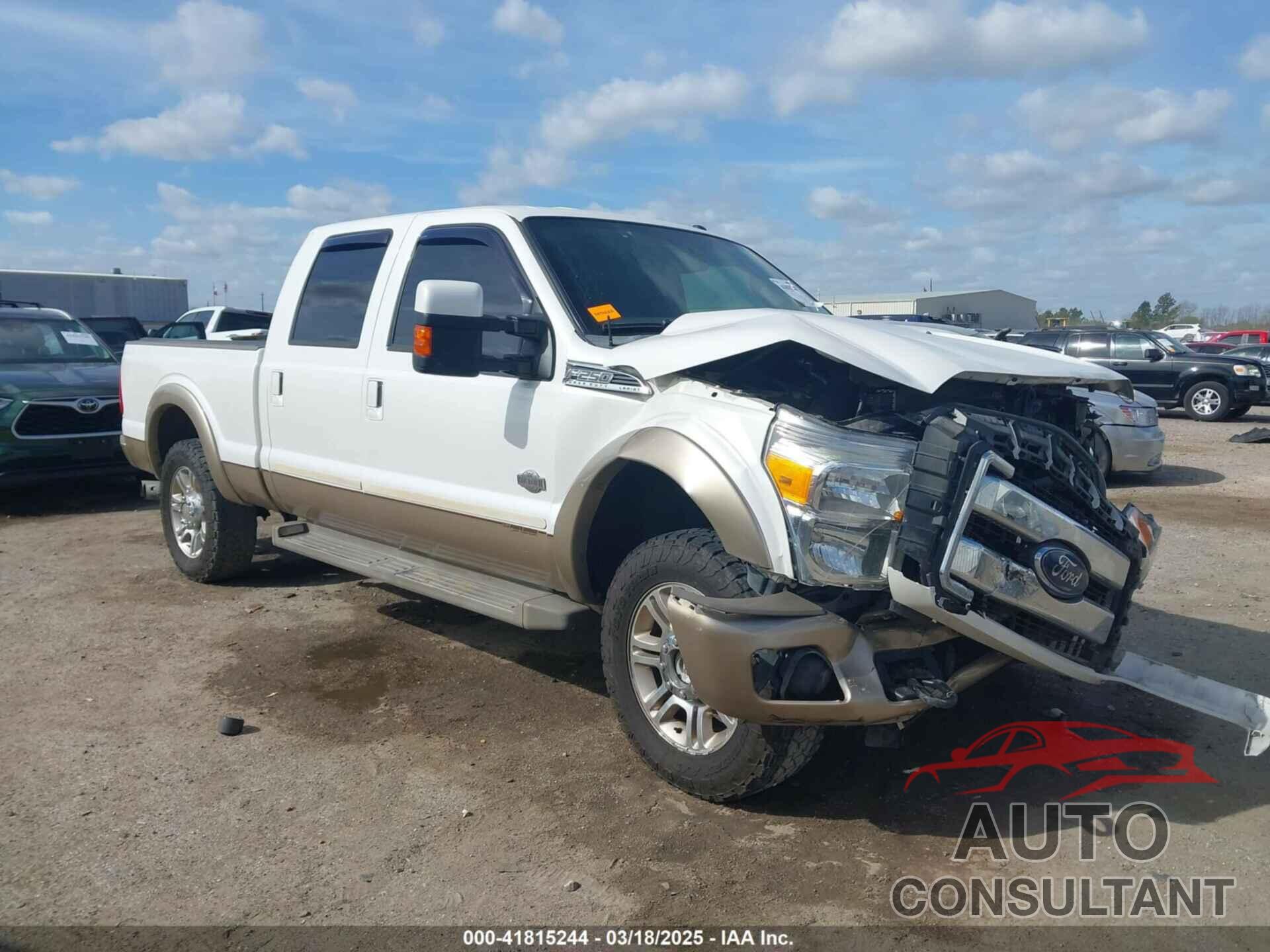 FORD F-250 2013 - 1FT7W2BT7DEB85527
