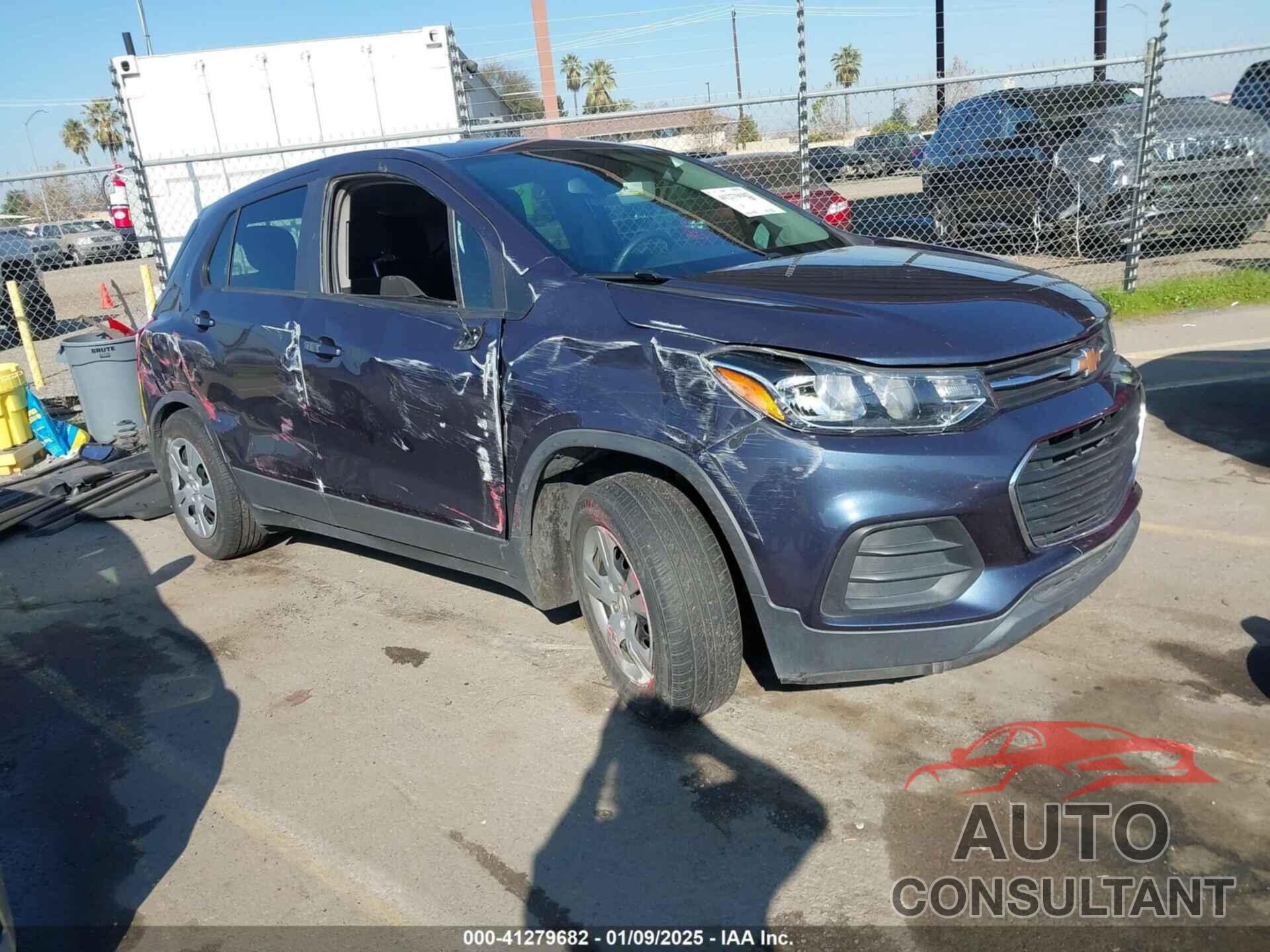 CHEVROLET TRAX 2018 - 3GNCJKSB1JL221946