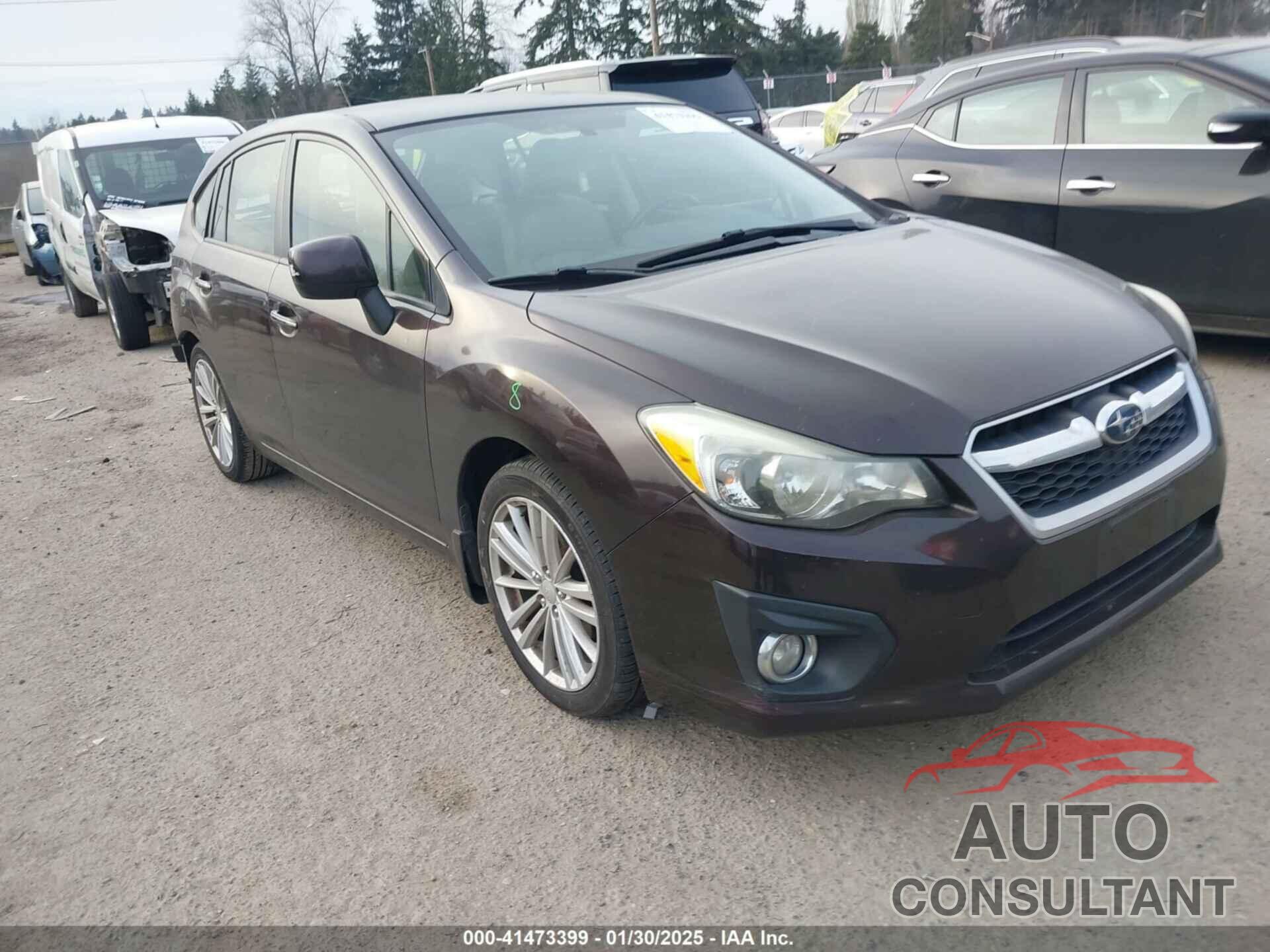 SUBARU IMPREZA 2013 - JF1GPAG64DH203609