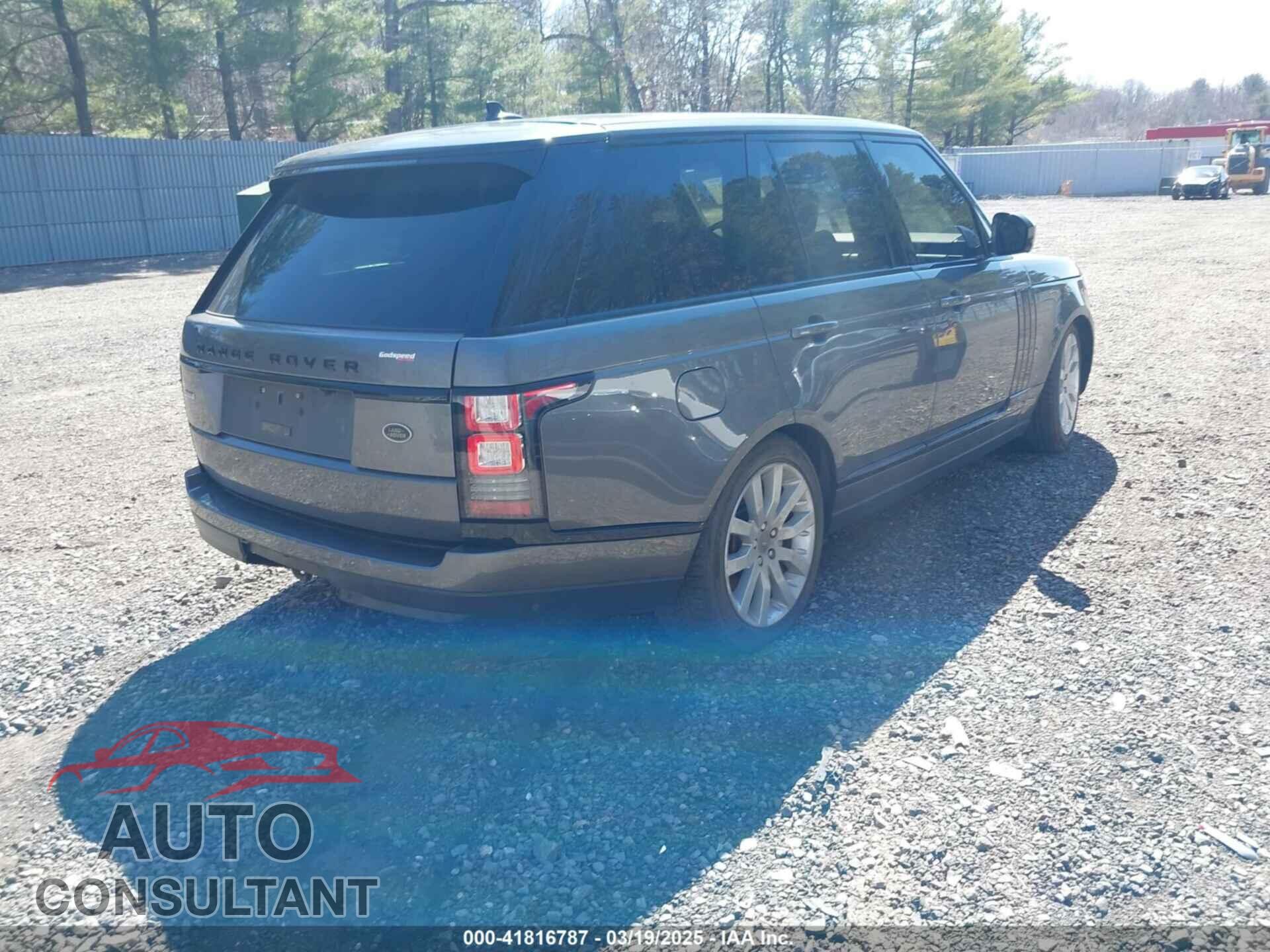 LAND ROVER RANGE ROVER 2016 - SALGS2EF4GA293593