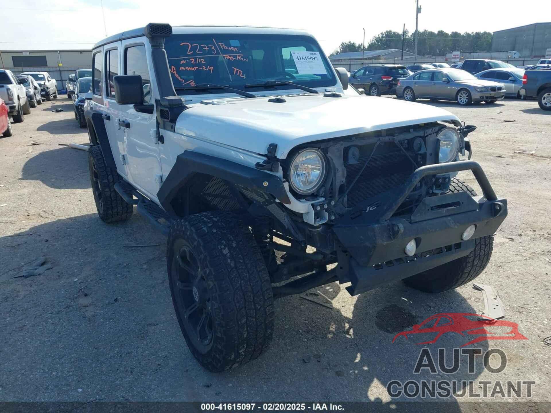 JEEP WRANGLER UNLIMITED 2018 - 1C4HJXDG0JW205803