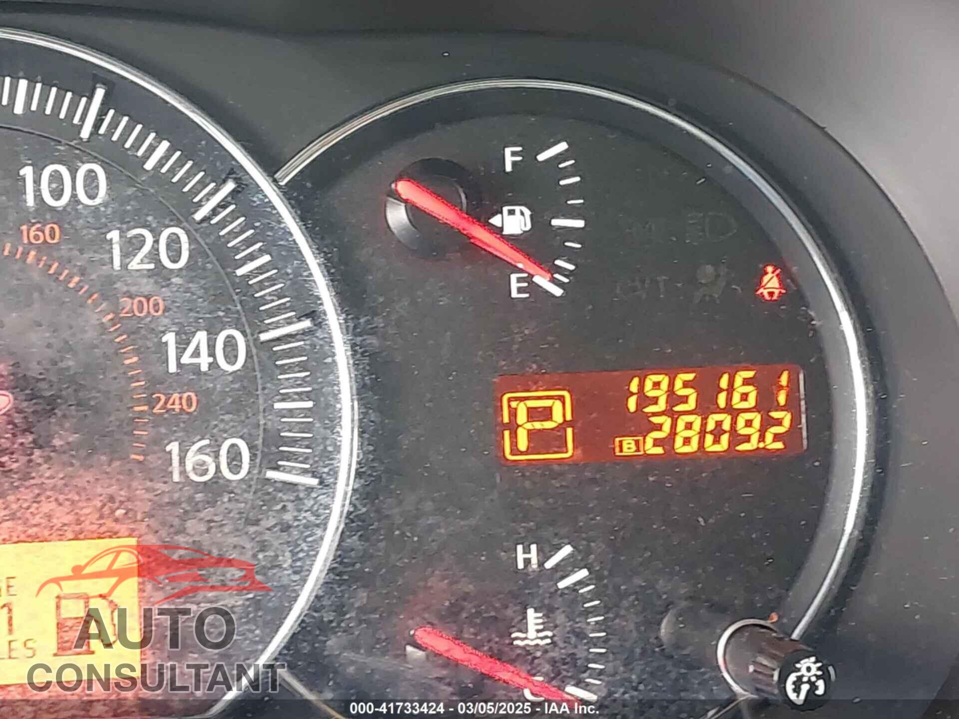 NISSAN MAXIMA 2009 - 1N4AA51EX9C856464