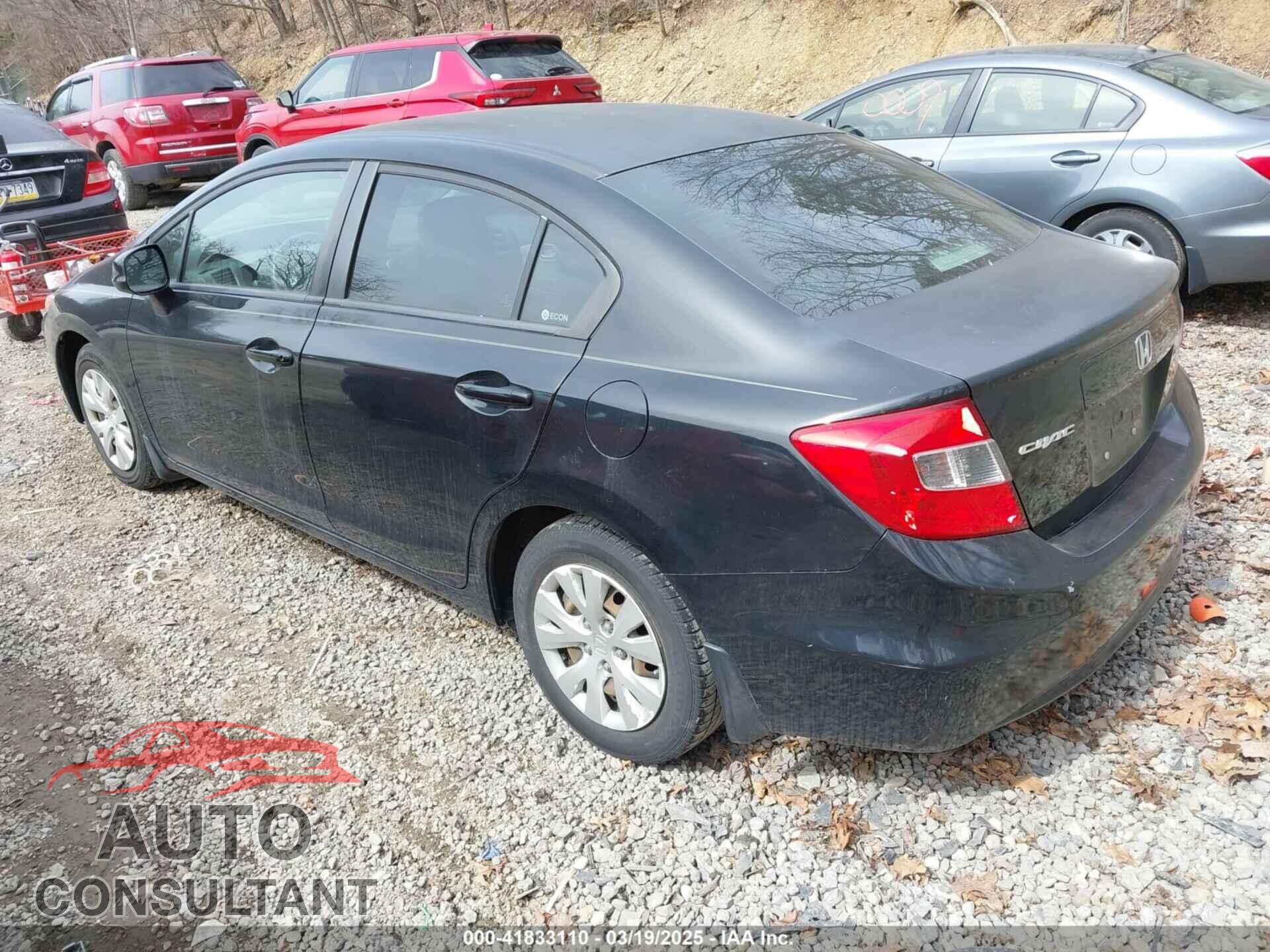 HONDA CIVIC 2012 - 2HGFB2F5XCH610699