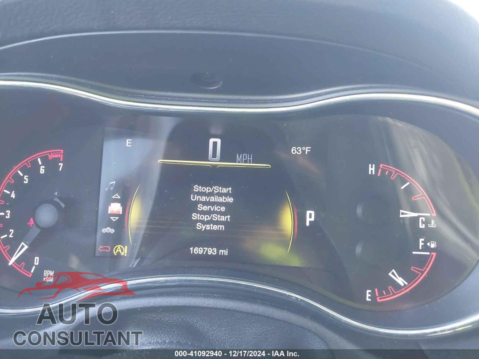 DODGE DURANGO 2017 - 1C4RDJDG3HC871770