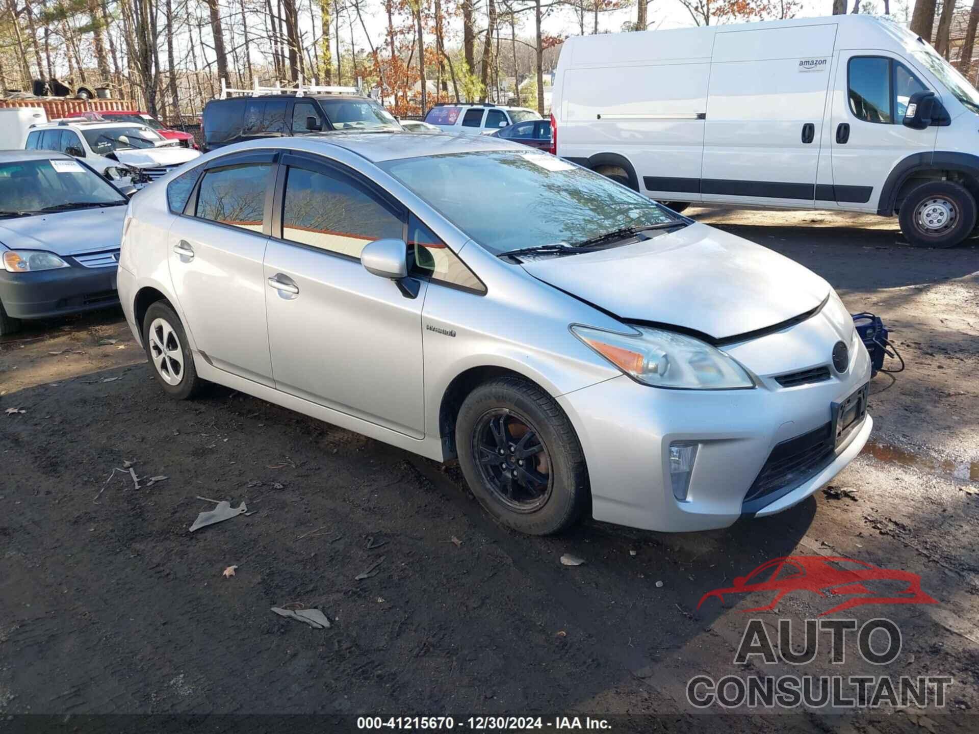 TOYOTA PRIUS 2012 - JTDKN3DUXC5525857