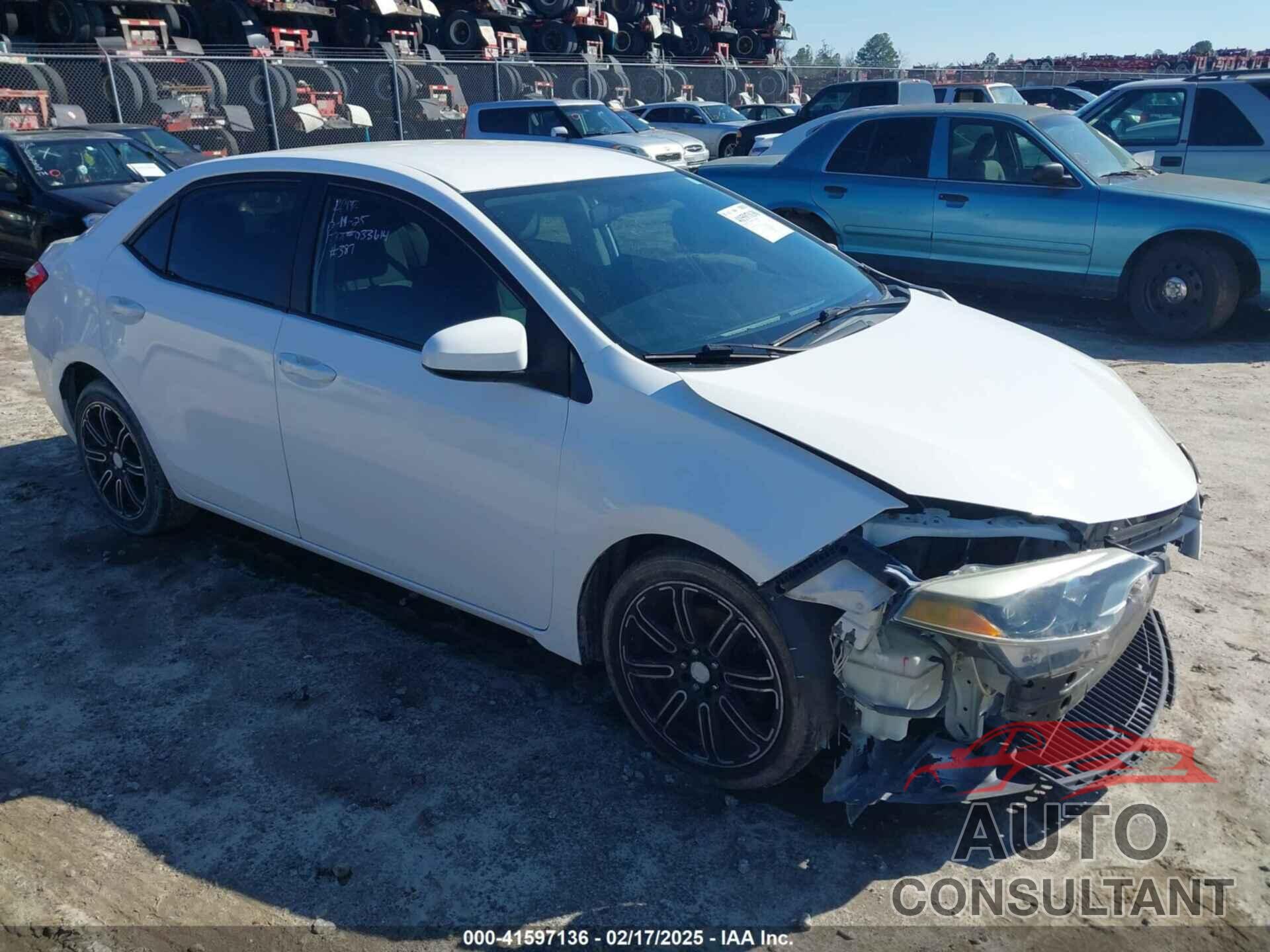 TOYOTA COROLLA 2015 - 2T1BURHE5FC305817