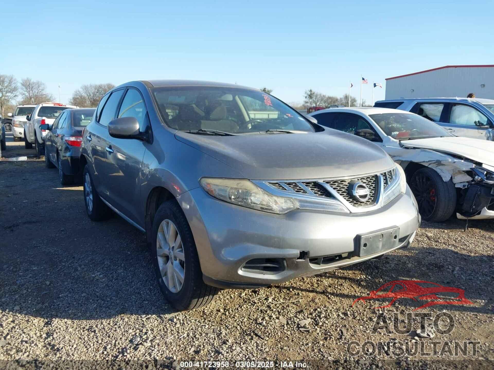 NISSAN MURANO 2012 - JN8AZ1MU5CW117141