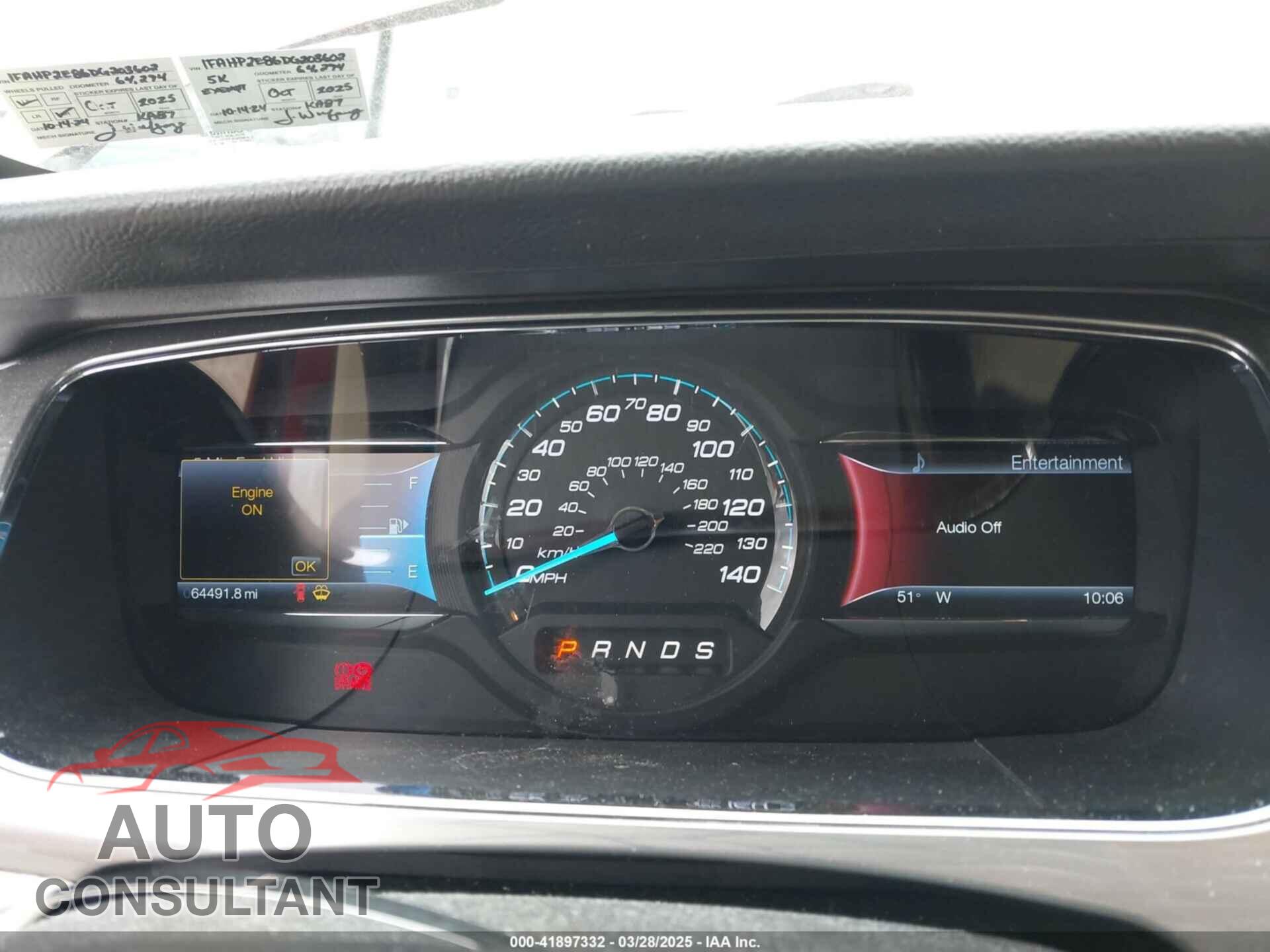 FORD TAURUS 2013 - 1FAHP2E86DG203602