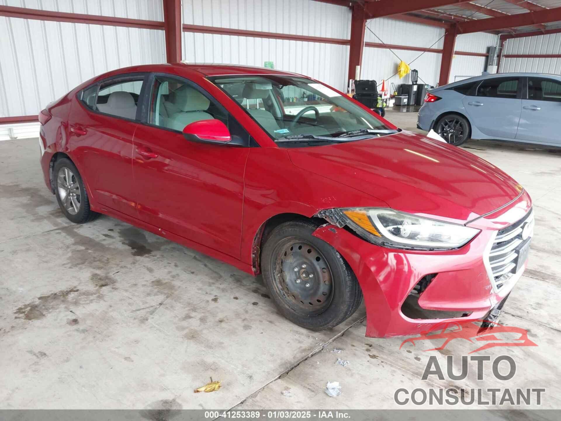 HYUNDAI ELANTRA 2017 - KMHD84LF6HU417687