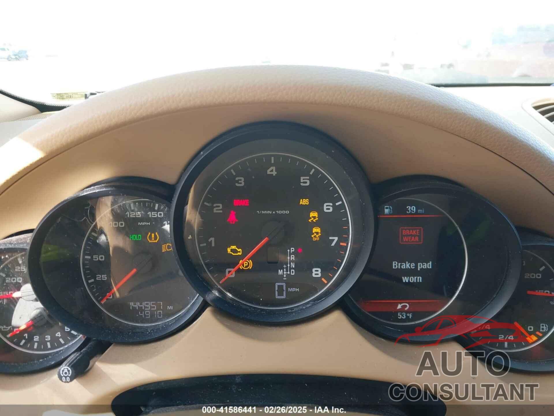 PORSCHE CAYENNE 2012 - WP1AA2A2XCLA03020
