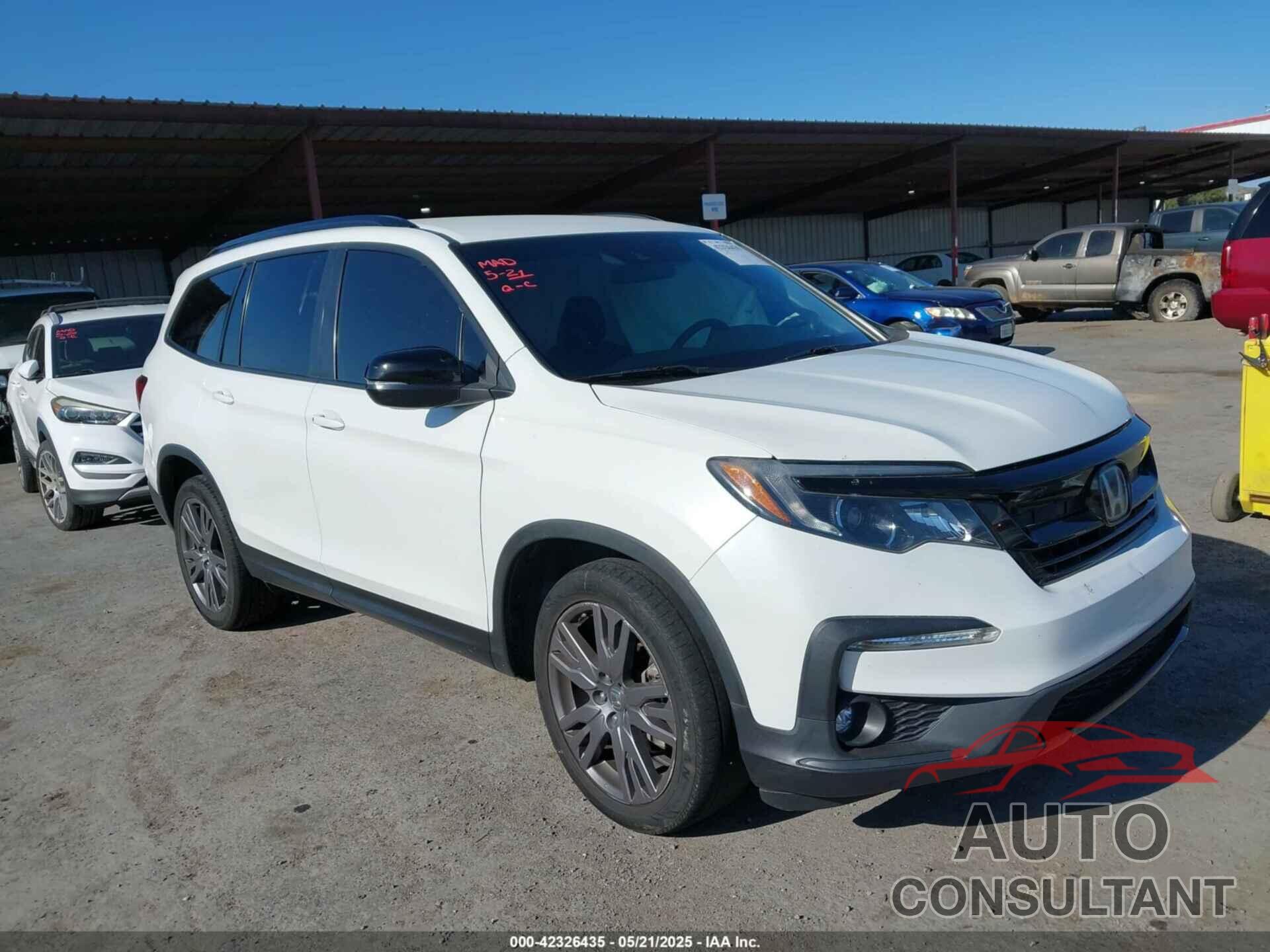 HONDA PILOT 2022 - 5FNYF5H35NB007547