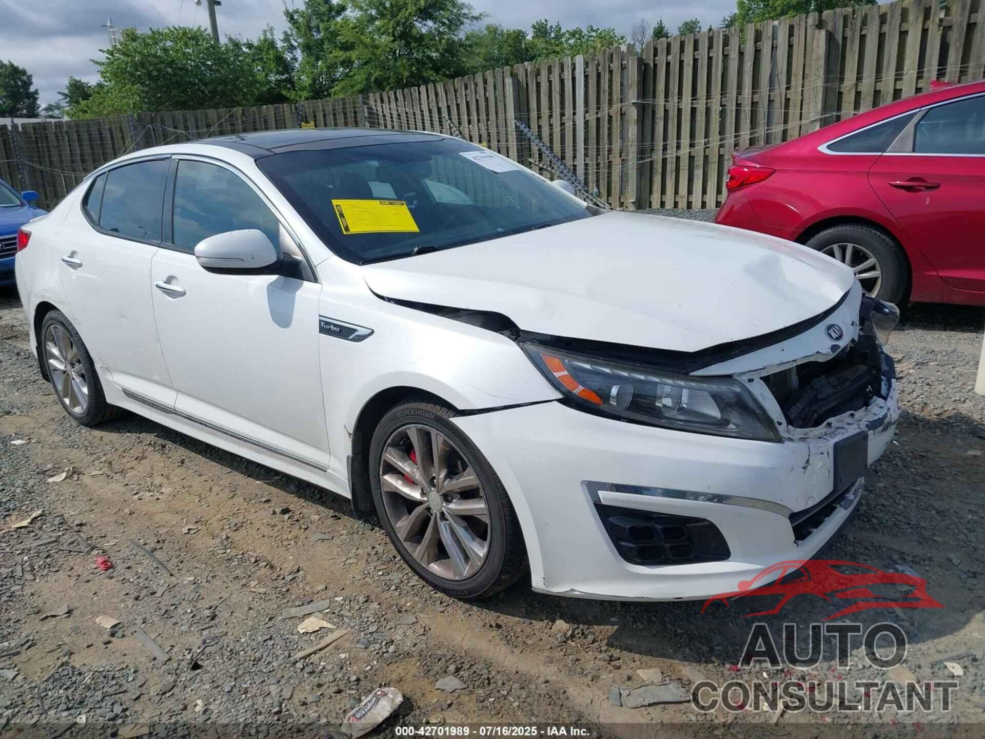 KIA OPTIMA 2015 - 5XXGR4A67FG364888