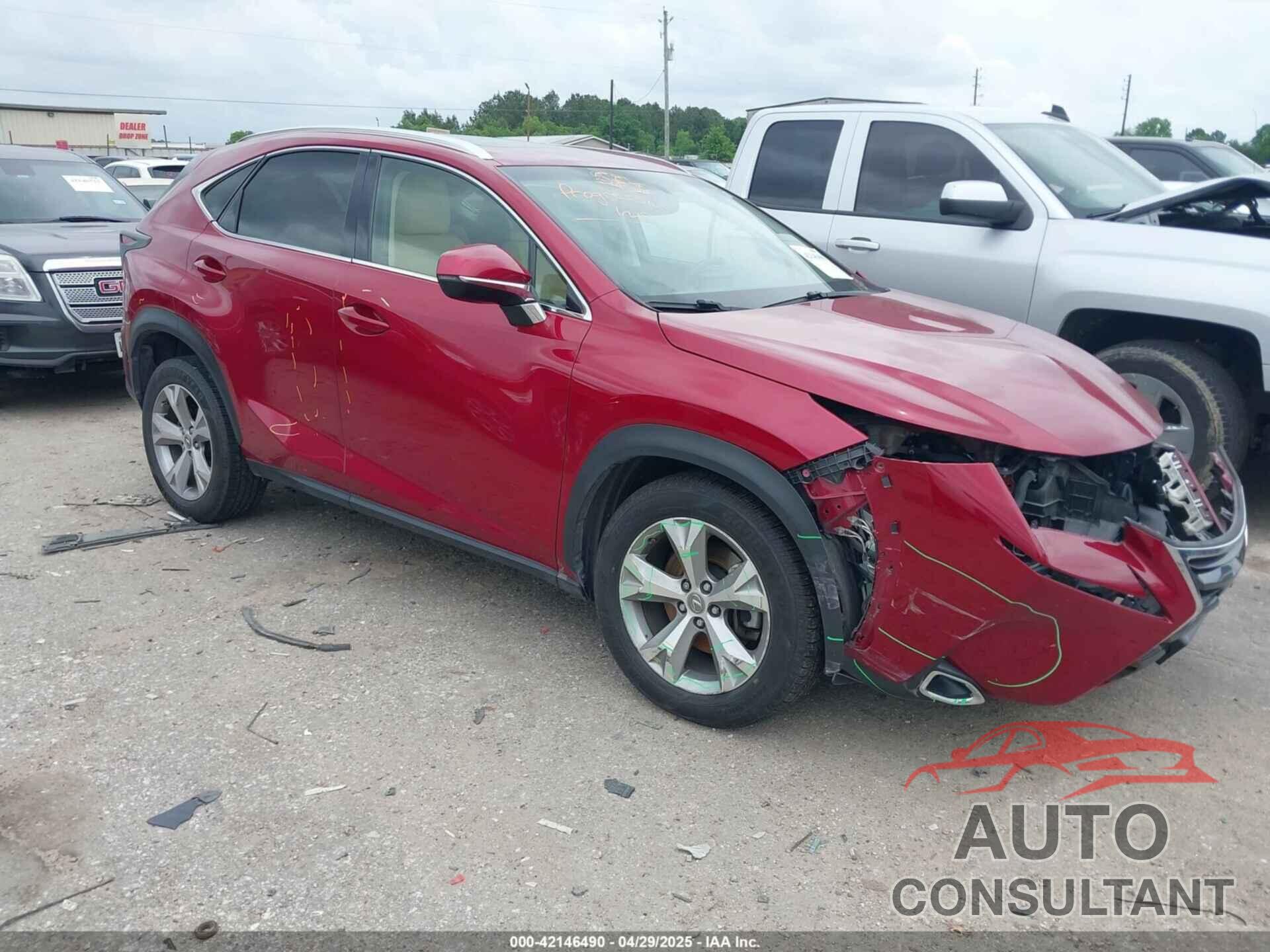 LEXUS NX 200T 2017 - JTJYARBZ2H2073884