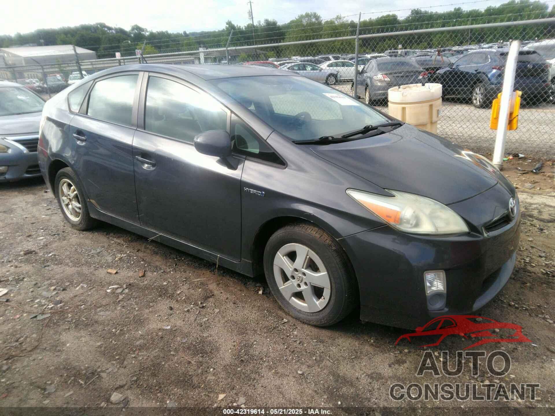 TOYOTA PRIUS 2011 - JTDKN3DU9B0287169