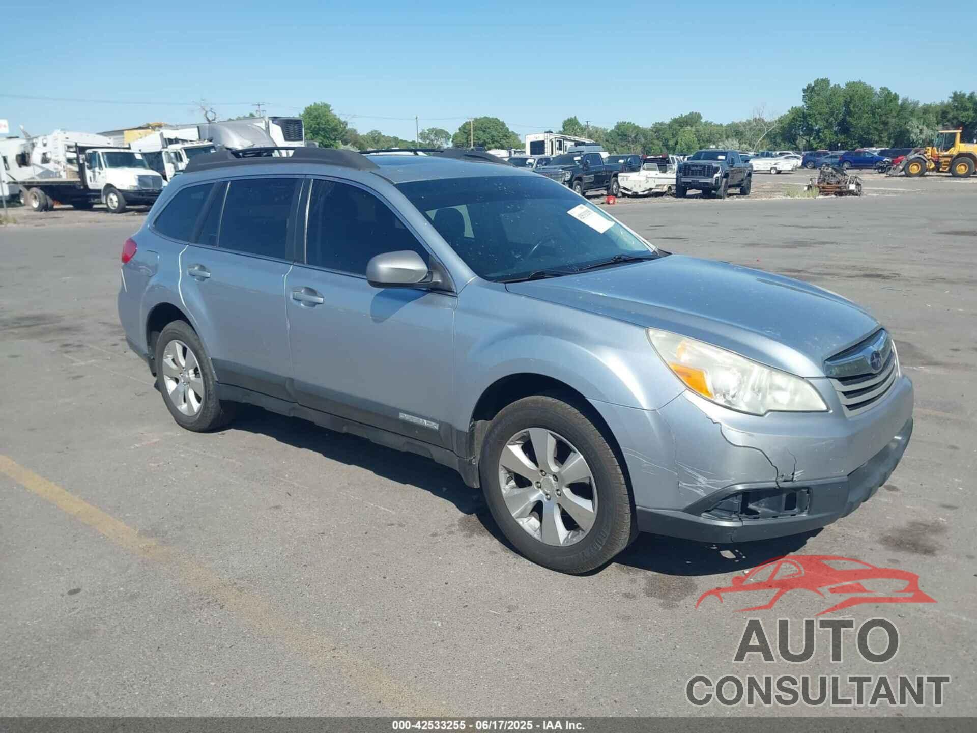 SUBARU OUTBACK 2012 - 4S4BRBGC8C3243340