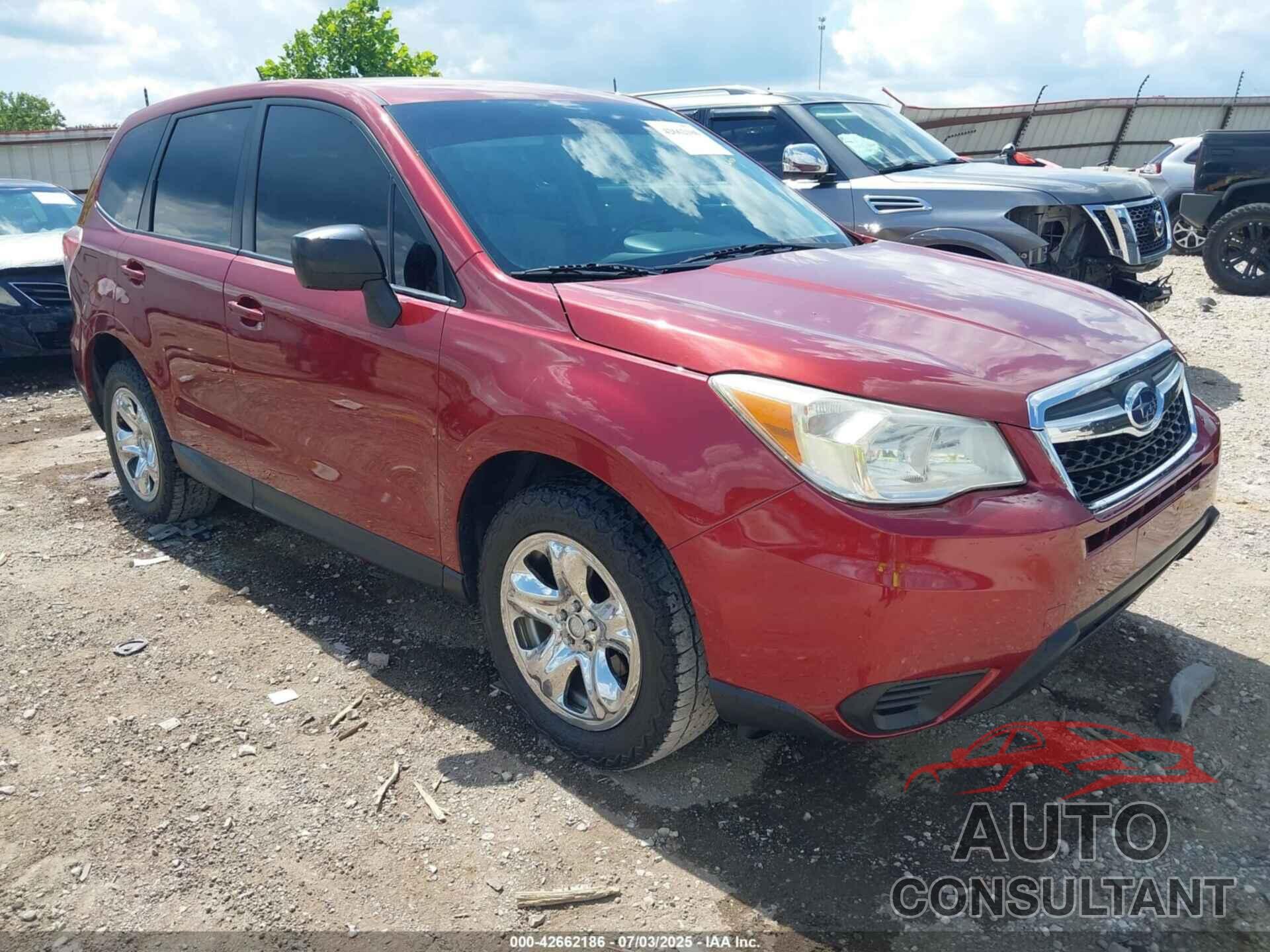 SUBARU FORESTER 2015 - JF2SJAAC7FH530725