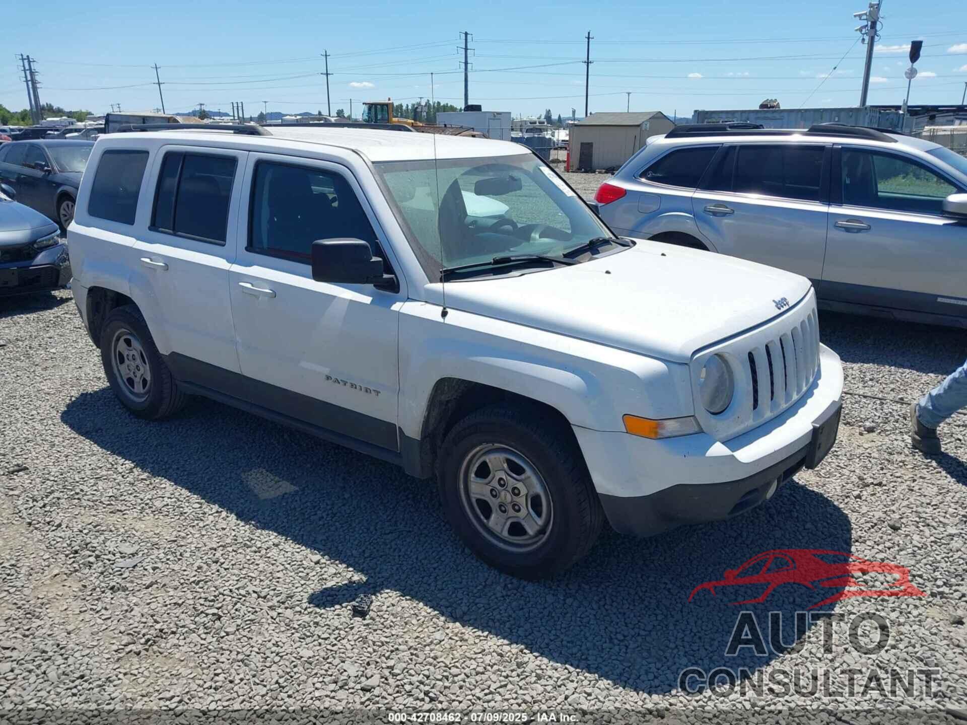 JEEP PATRIOT 2016 - 1C4NJPBA8GD814997