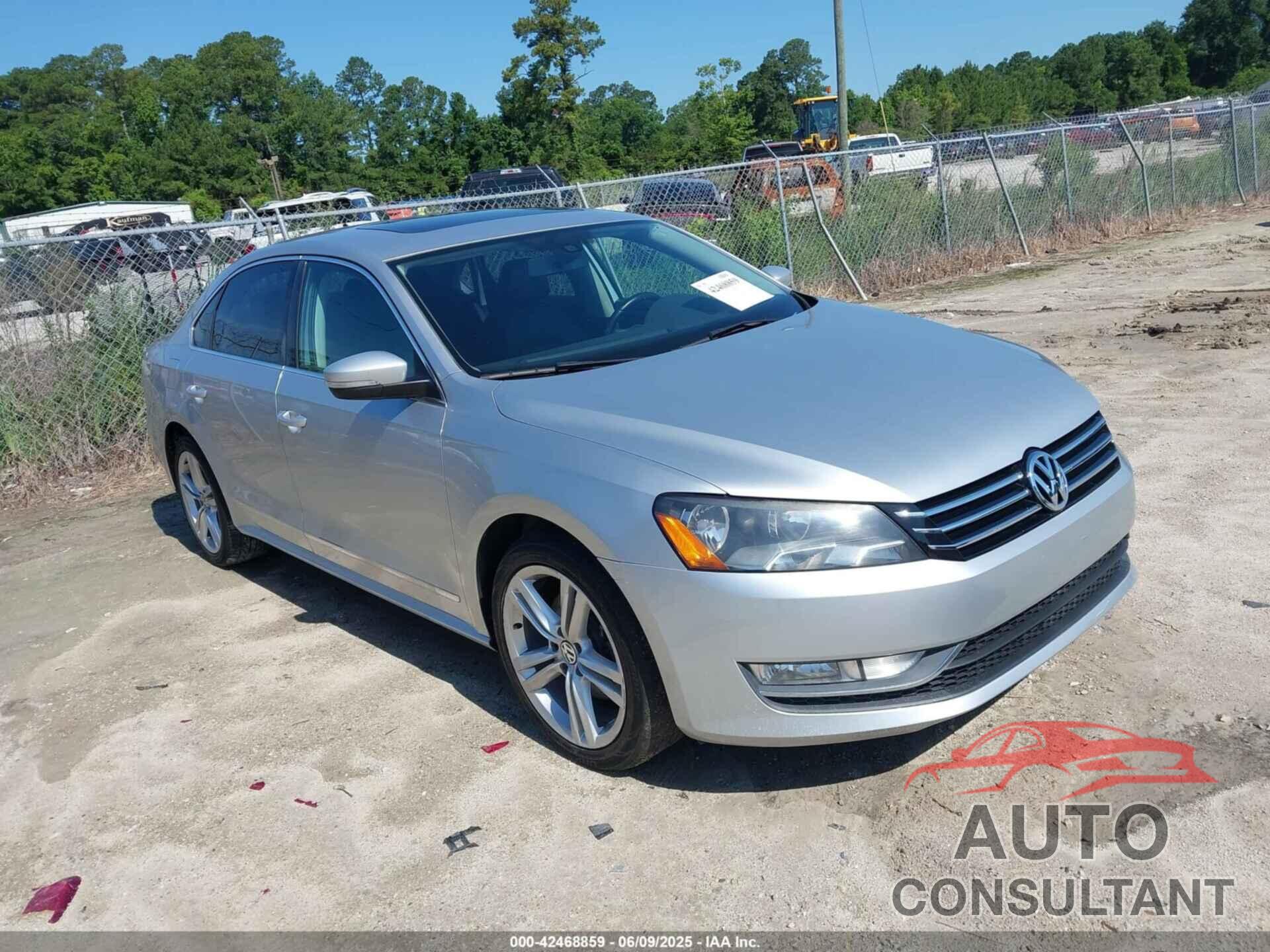 VOLKSWAGEN PASSAT 2015 - 1VWBT7A36FC003247