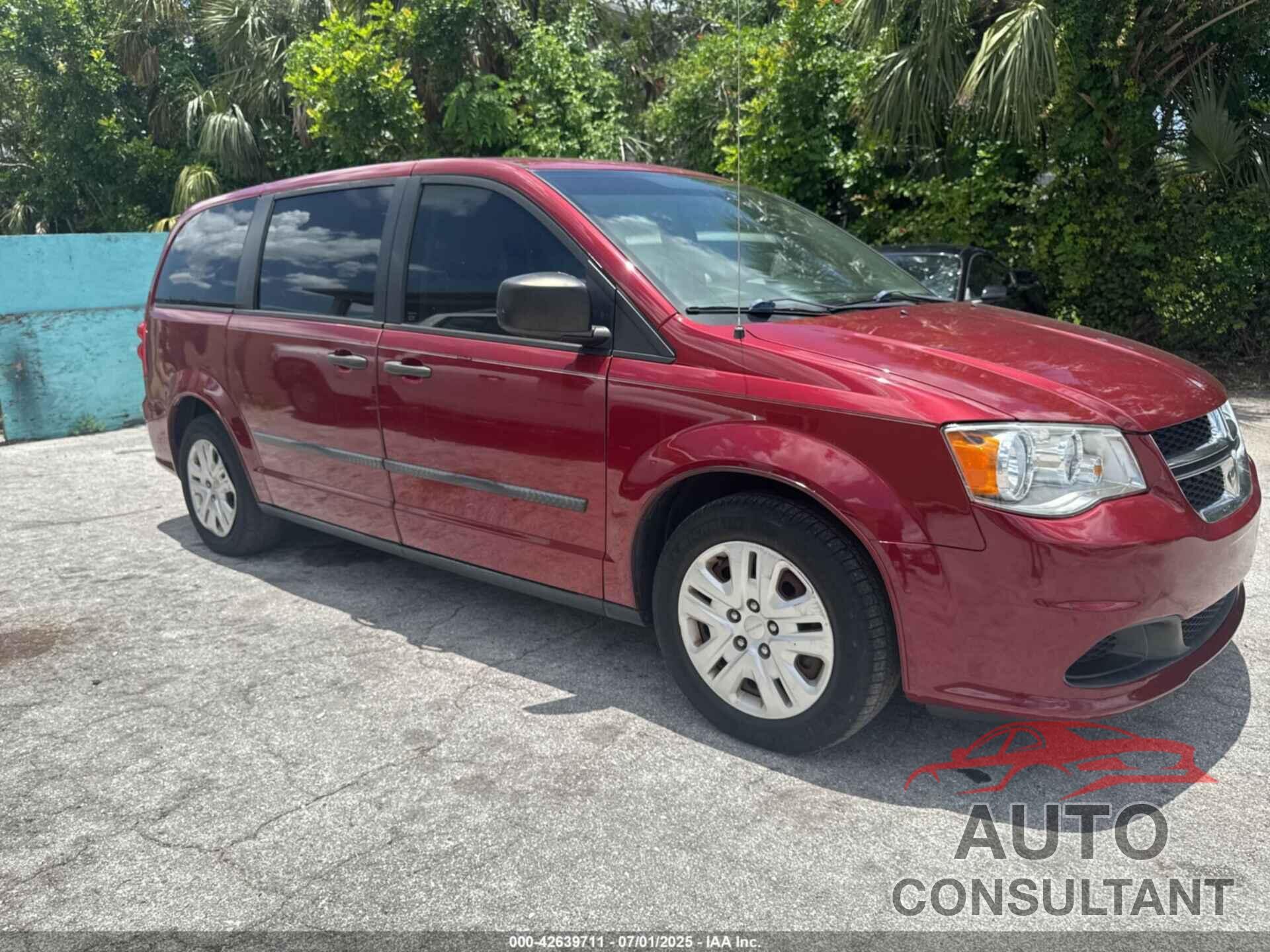 DODGE GRAND CARAVAN 2015 - 2C4RDGBG4FR635560