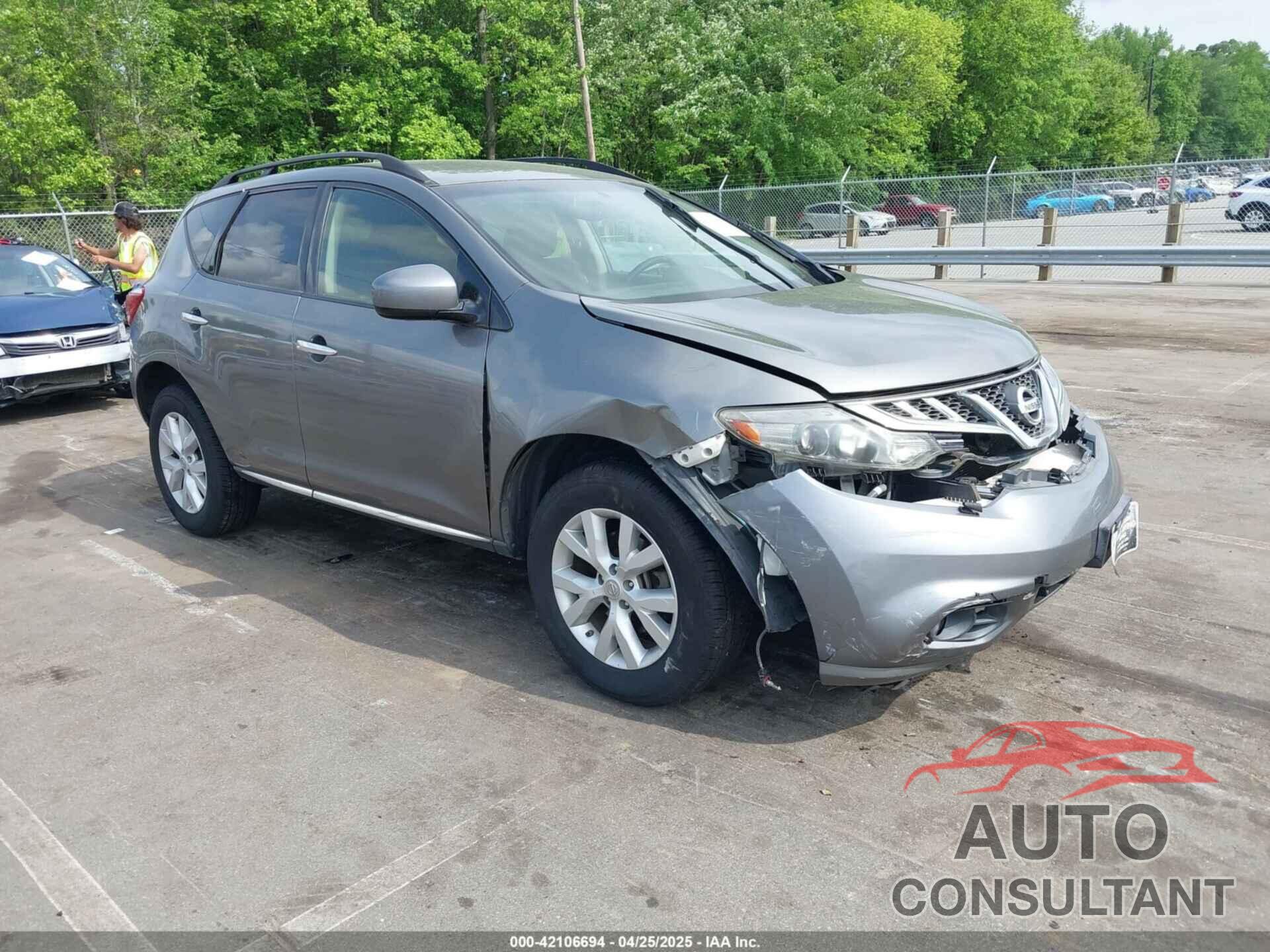 NISSAN MURANO 2013 - JN8AZ1MWXDW316379