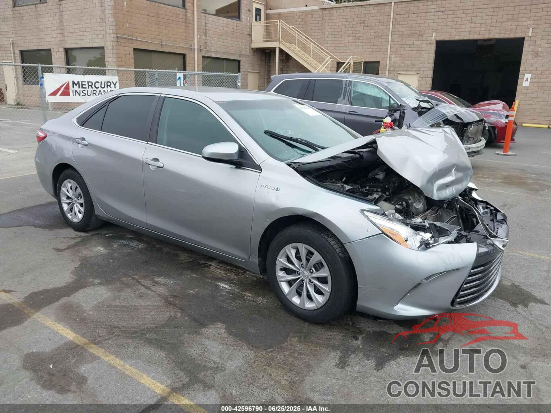 TOYOTA CAMRY HYBRID 2015 - 4T1BD1FK0FU161621