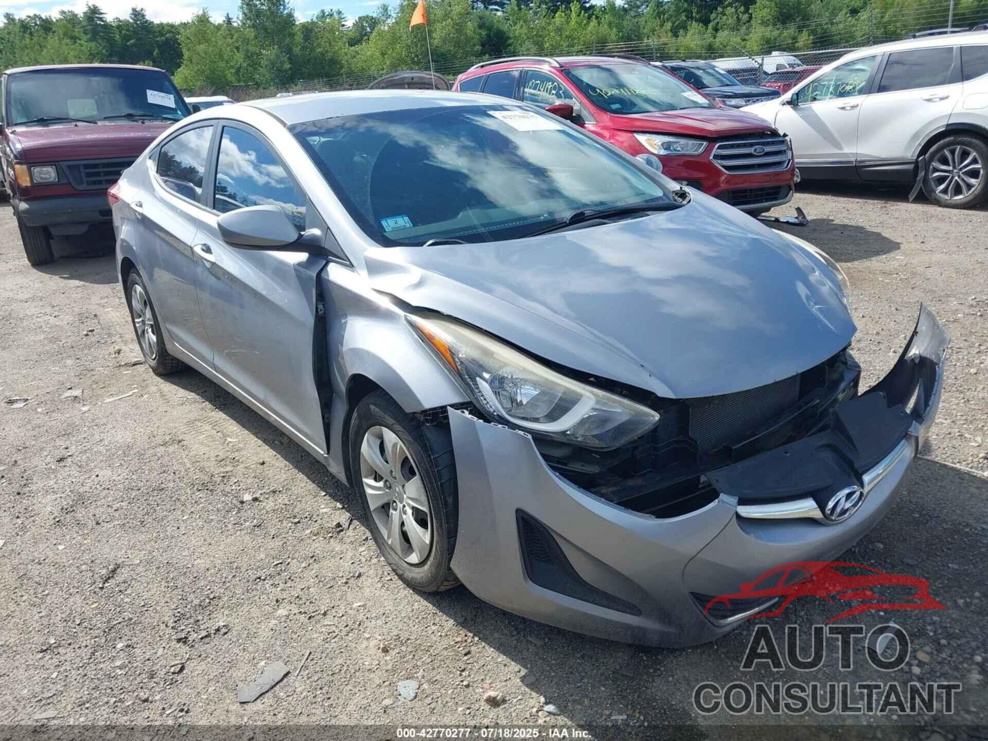 HYUNDAI ELANTRA 2016 - 5NPDH4AE2GH670920