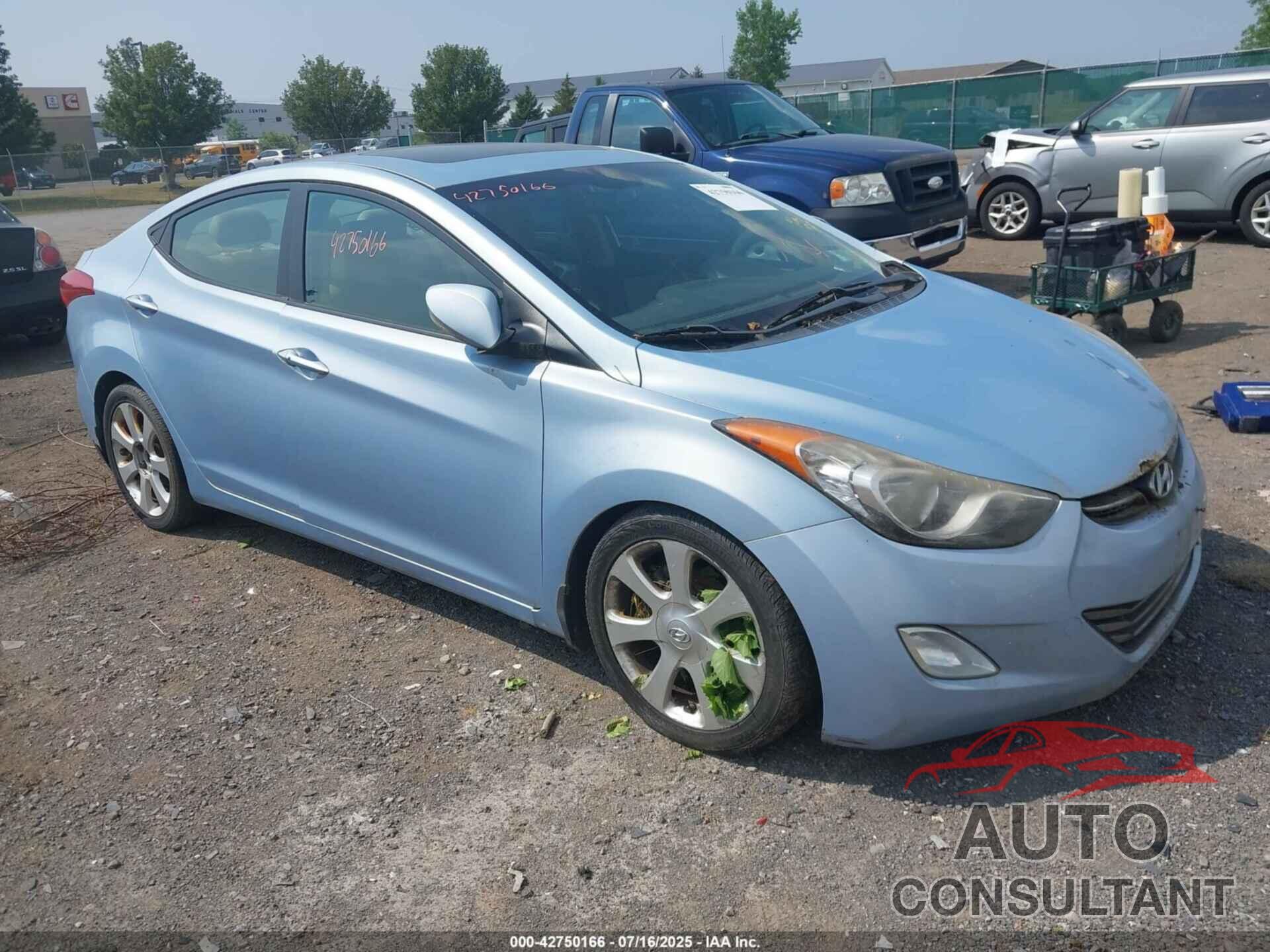 HYUNDAI ELANTRA 2012 - KMHDH4AE5CU211666