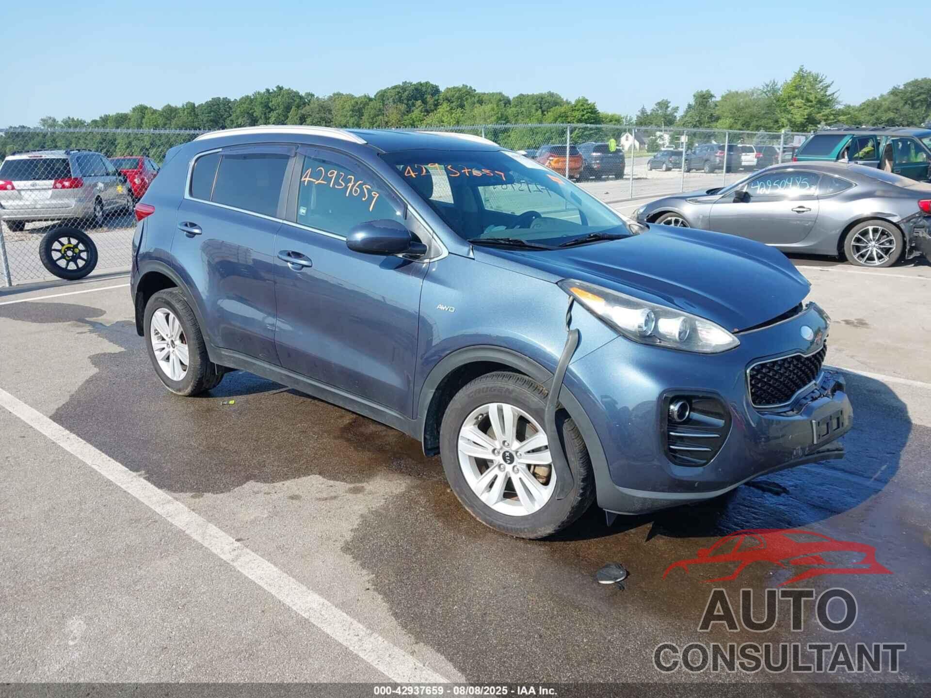 KIA SPORTAGE 2018 - KNDPMCAC4J7435559