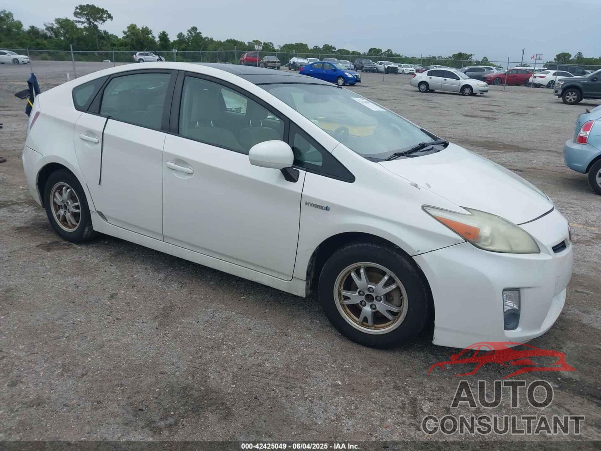 TOYOTA PRIUS 2011 - JTDKN3DU5B5249781