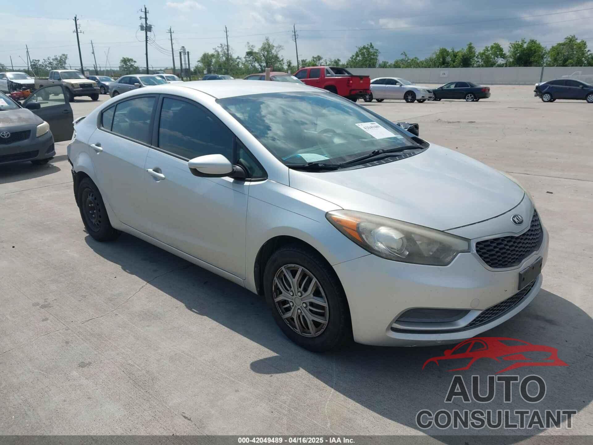 KIA FORTE 2014 - KNAFK4A69E5248253