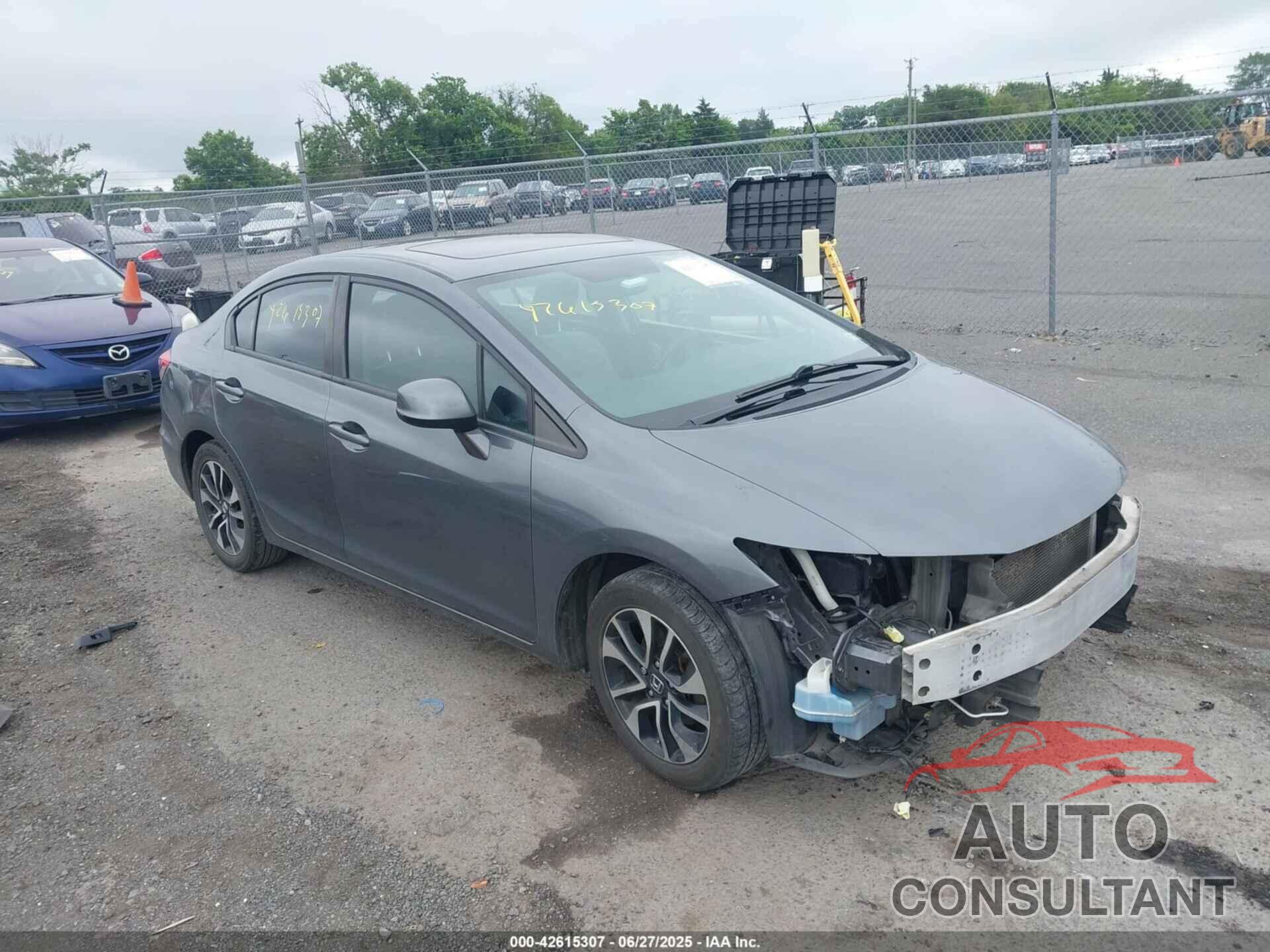 HONDA CIVIC 2013 - 19XFB2F91DE283561