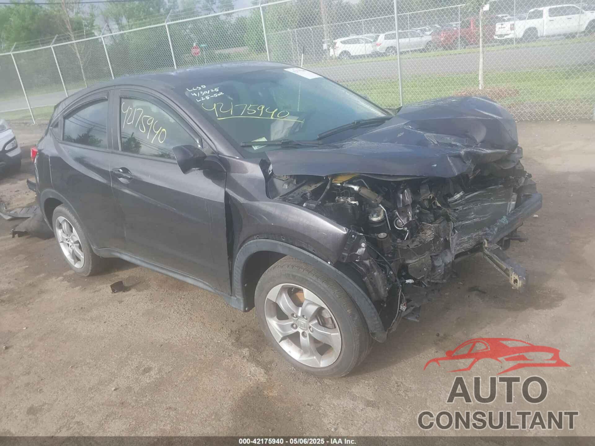 HONDA HR-V 2018 - 3CZRU6H3XJG721995