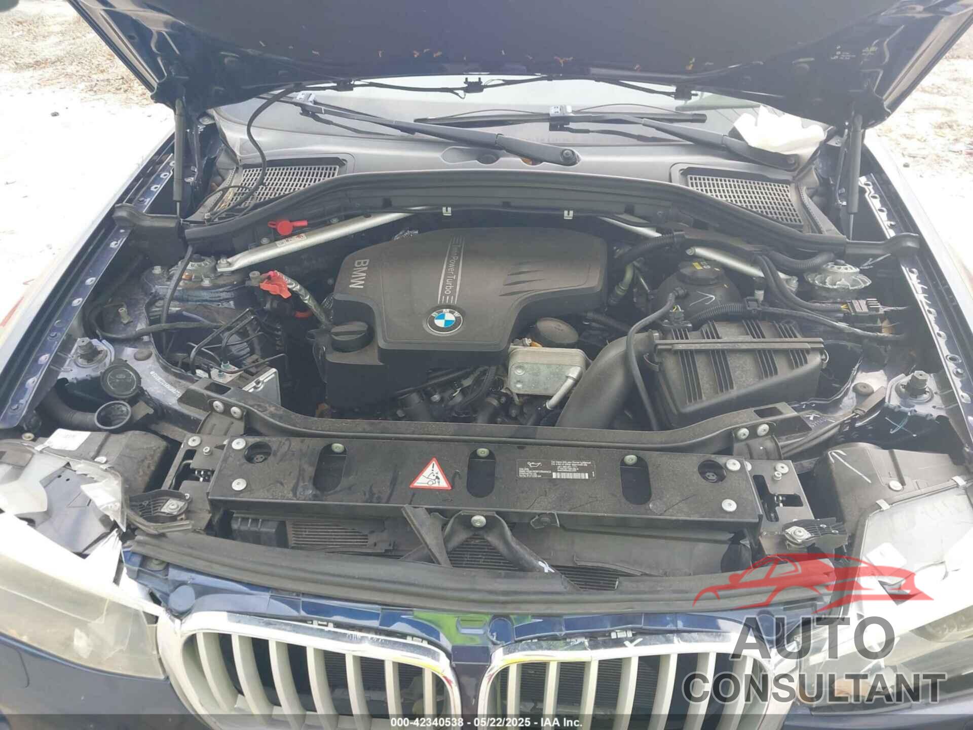 BMW X3 2016 - 5UXWZ7C58G0M83746
